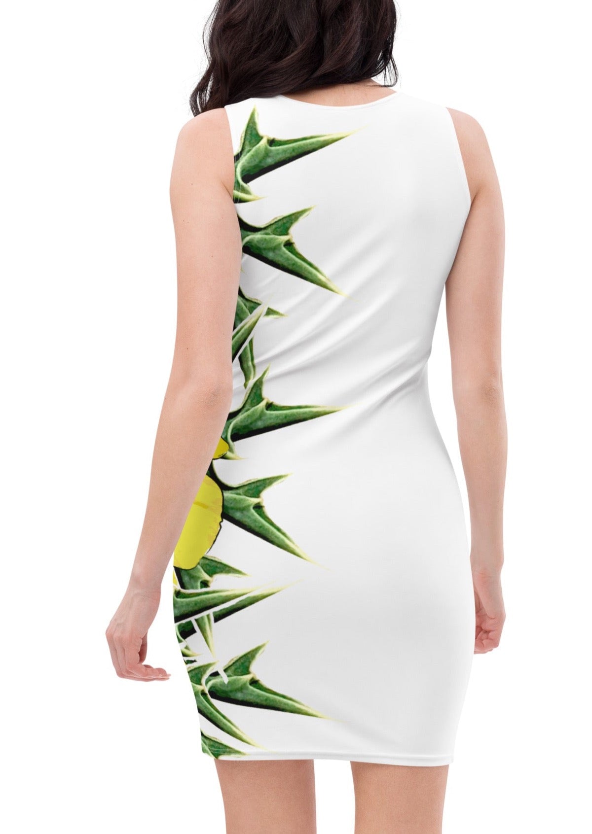 Fresh Flower Dress, Botanical Print Dress, Art Loves Dress, Nature Inspired Dress, Gift Botanical Dress, Flower Dress, Gif for her Dress.