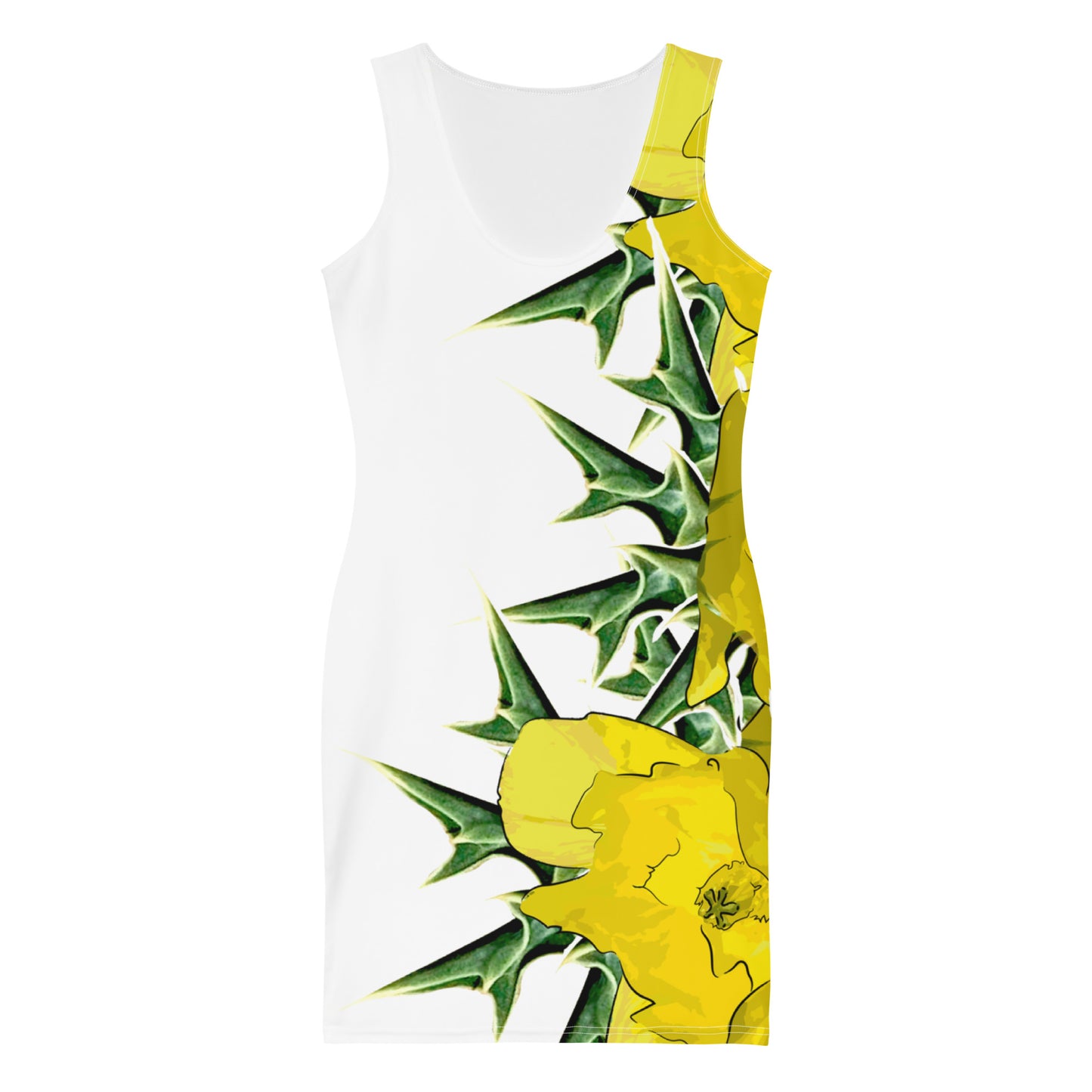 Fresh Flower Dress, Botanical Print Dress, Art Loves Dress, Nature Inspired Dress, Gift Botanical Dress, Flower Dress, Gif for her Dress.