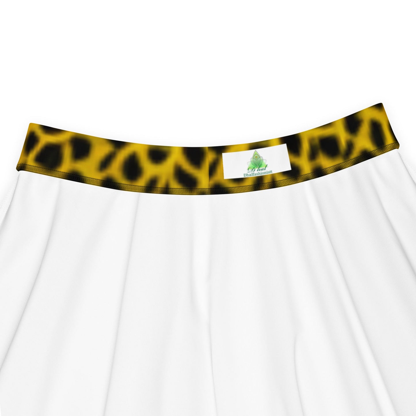 Animal Leopard Panther Cheetah Print Skater Skirt| Unique Comfort Colors Oversized - Dhalfashionistt