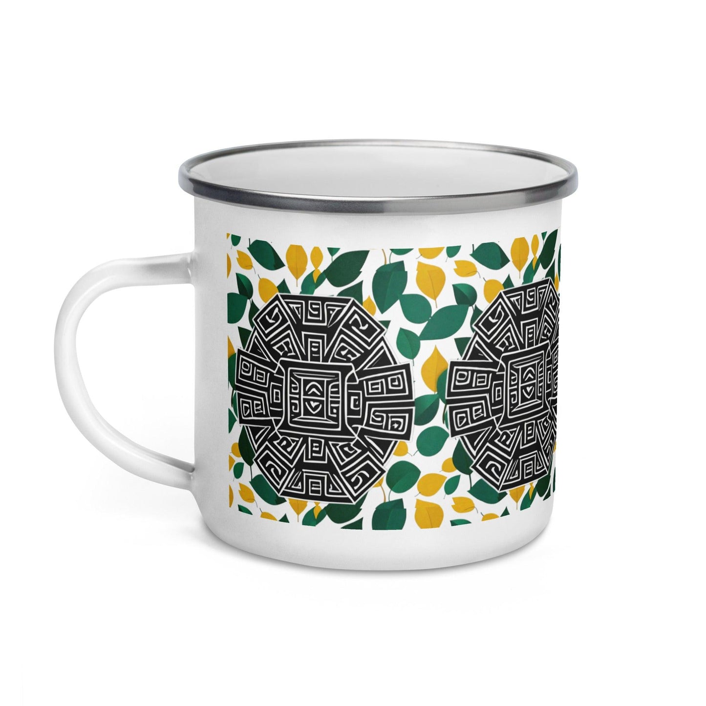 Artistic Ancient Peruvian Pattern Camp Mug: Unique Gift Idea - Dhalfashionistt