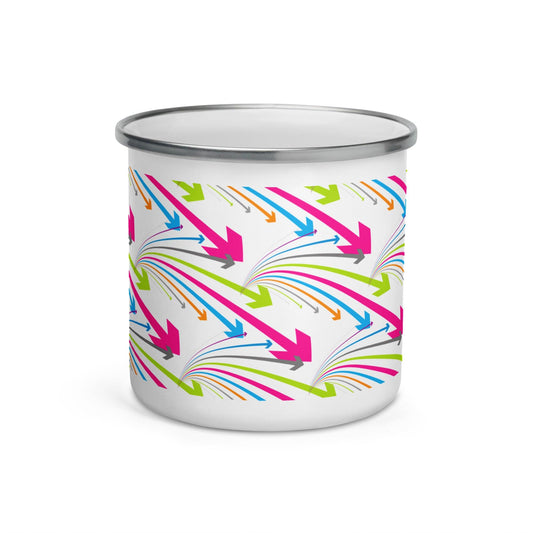 Artistic Print Arrows Camp Mug | Home & Office Accessory | Unique Camper Mug - Dhalfashionistt