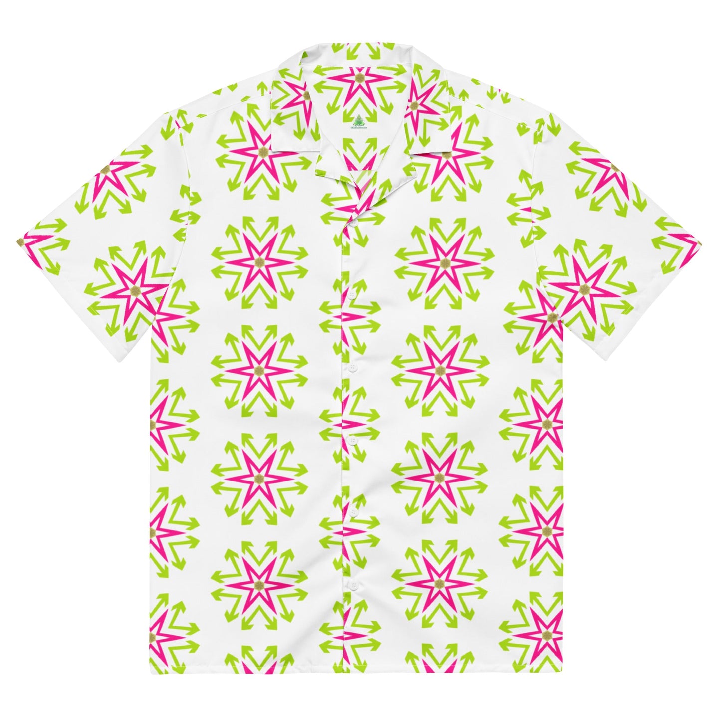 Artistic Print Arrows Unisex Button Shirt | Trendy Design - Dhalfashionistt