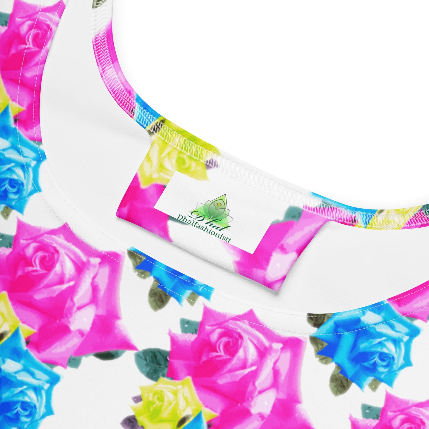 Chic & Trendy Roses Print Skater Dress | Feminine Fashion Forward | Roses Lover's - Dhalfashionistt
