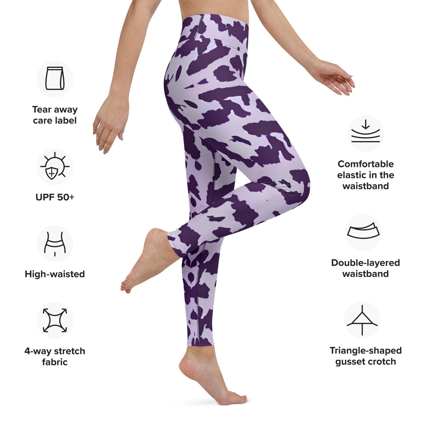 Chic Camo Yoga Leggings | Workout Gear & Style - Dhalfashionistt