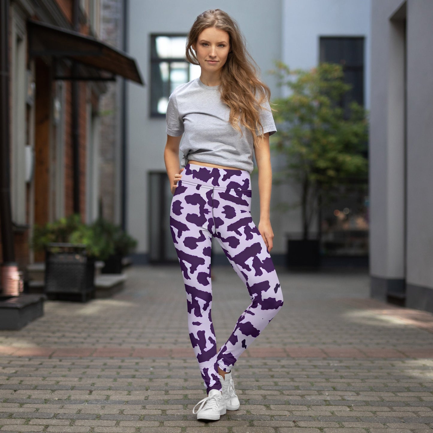 Chic Camo Yoga Leggings | Workout Gear & Style - Dhalfashionistt