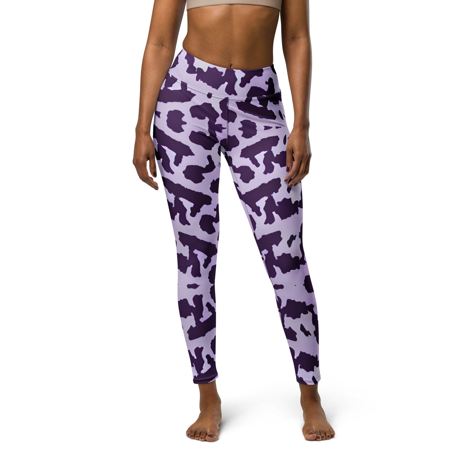 Chic Camo Yoga Leggings | Workout Gear & Style - Dhalfashionistt
