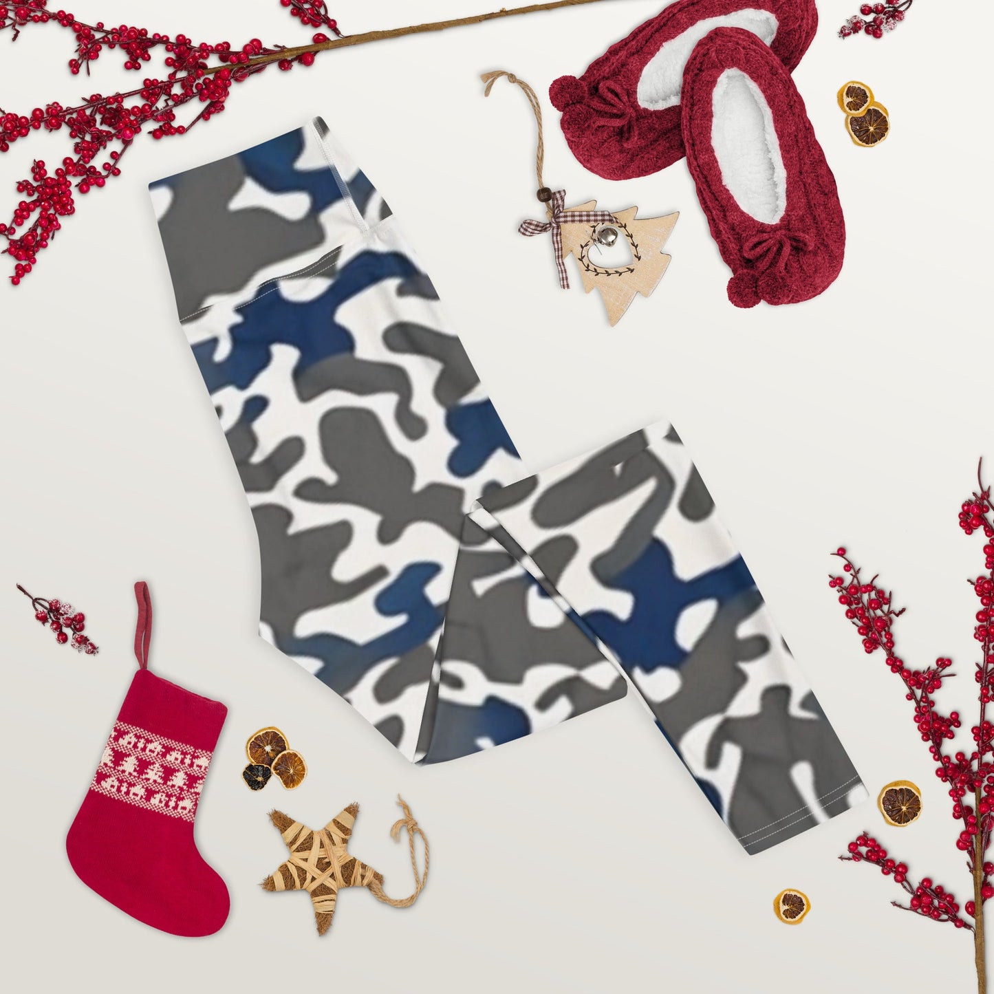Comfort Camo Yoga Leggings | Performance & Flexibility - Dhalfashionistt