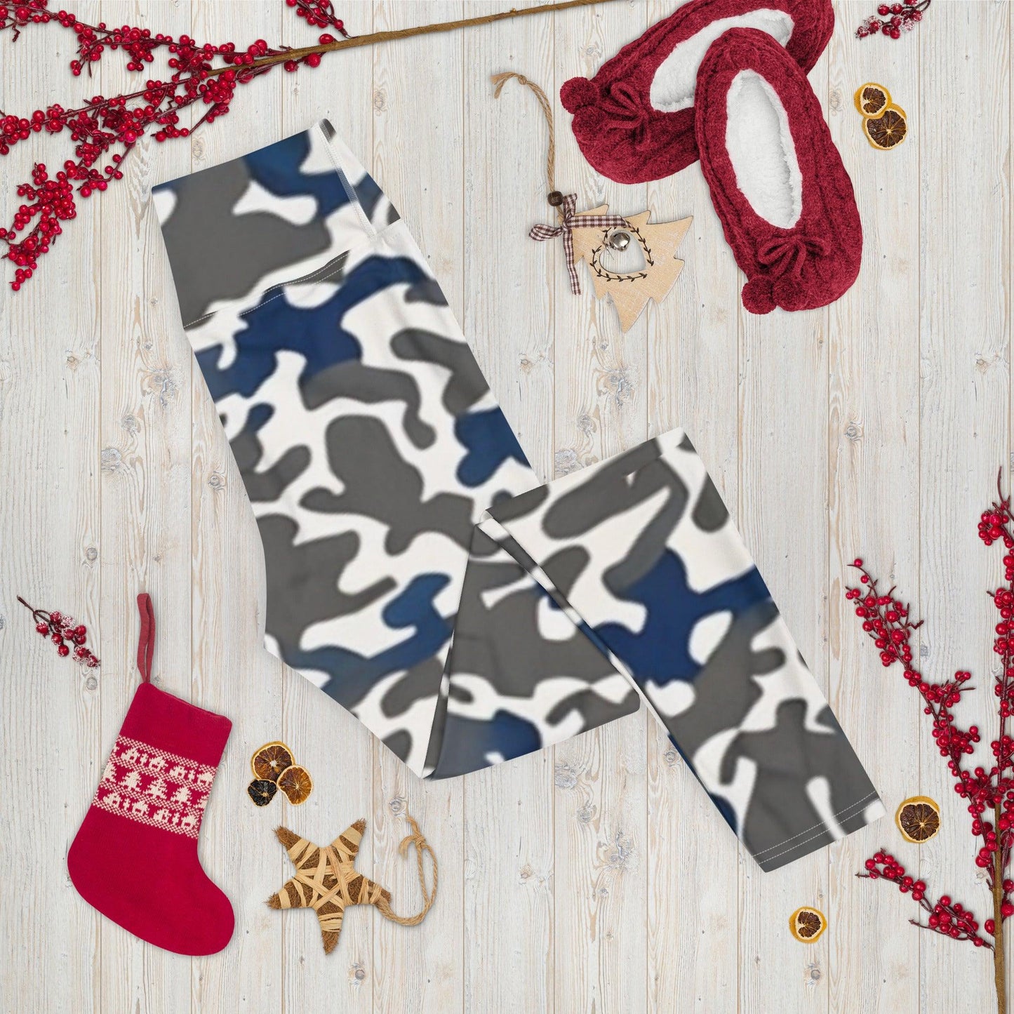 Comfort Camo Yoga Leggings | Performance & Flexibility - Dhalfashionistt