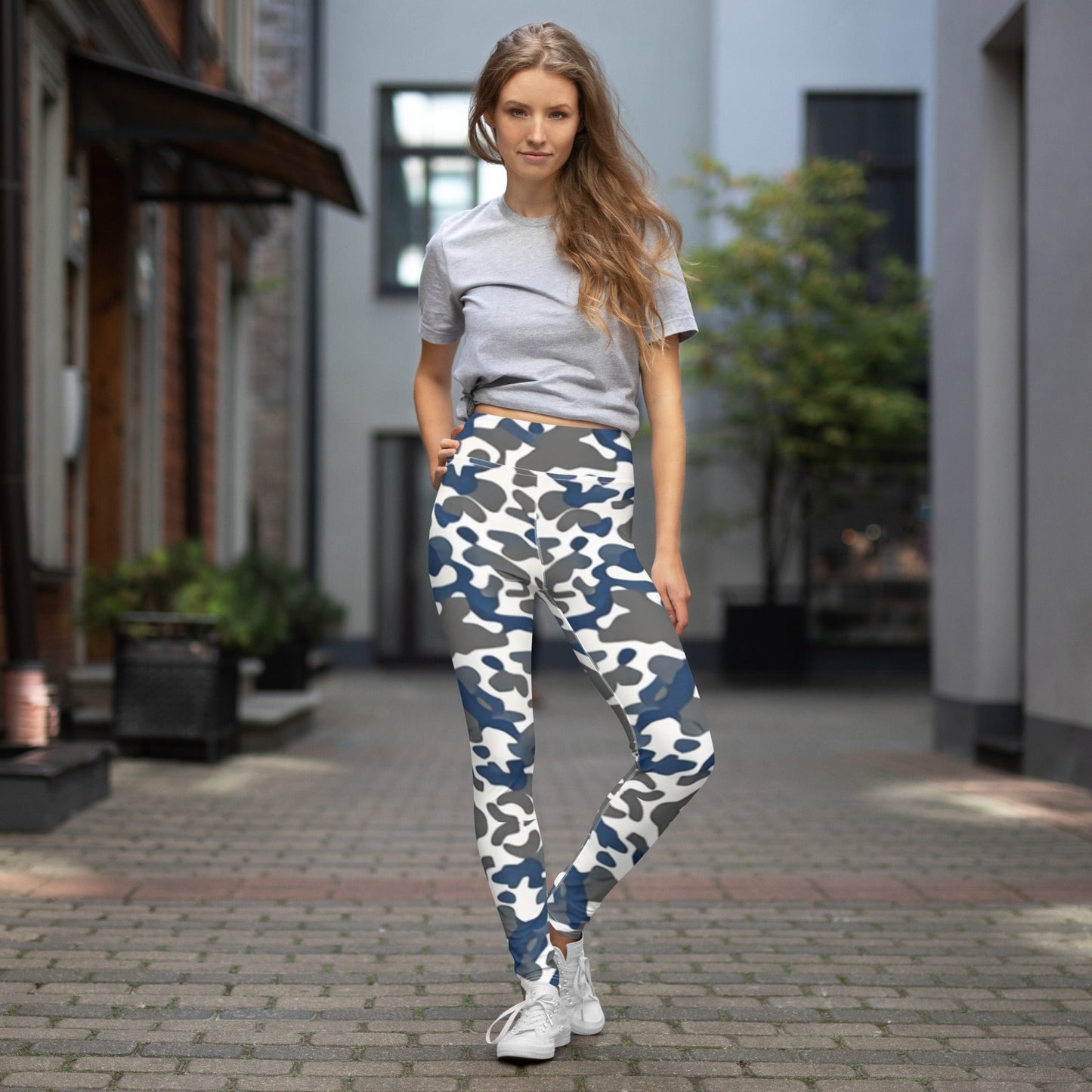 Comfort Camo Yoga Leggings | Performance & Flexibility - Dhalfashionistt