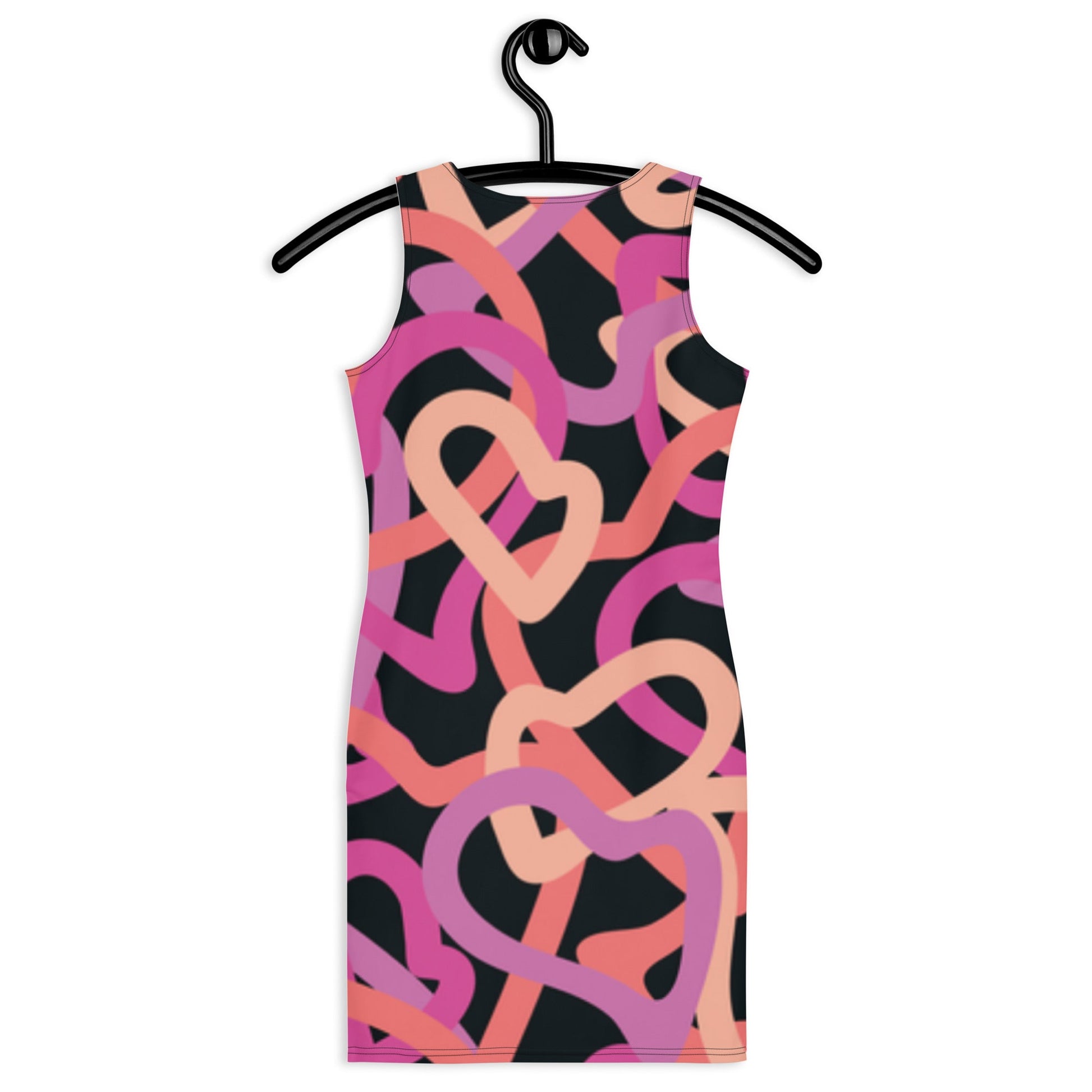 Dhalfashionistt Crazy Moves Dress | Groovy Print & Bohemian Quotes - Dhalfashionistt All-over Printed Dress Bohemian Dress Bohemian Quote Dress Comfortable Dress Crazy Moves Dress Fitted Dress Gift for Her Dress Good Vibes Dress Groovy Design Dress Groovy Print Dress Groovy Quotes Dress Microfiber Yarn Dress Free Text