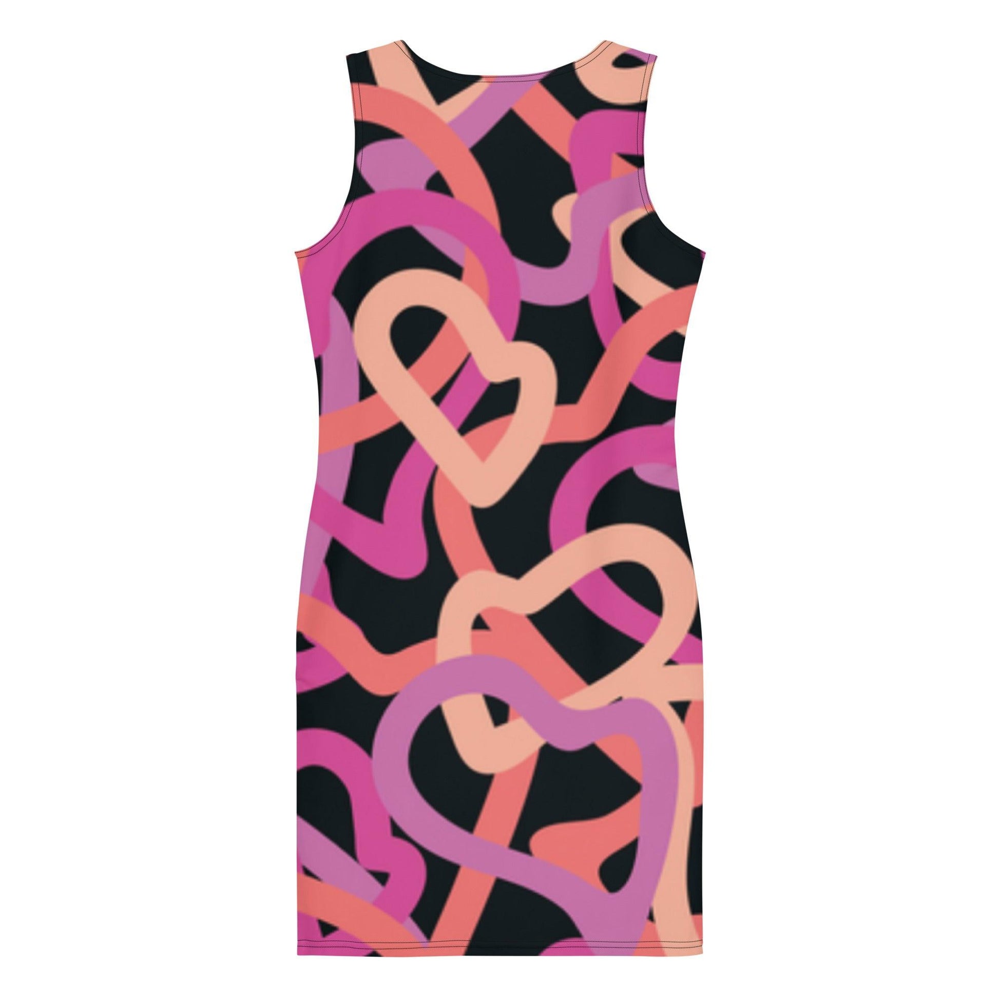 Dhalfashionistt Crazy Moves Dress | Groovy Print & Bohemian Quotes - Dhalfashionistt All-over Printed Dress Bohemian Dress Bohemian Quote Dress Comfortable Dress Crazy Moves Dress Fitted Dress Gift for Her Dress Good Vibes Dress Groovy Design Dress Groovy Print Dress Groovy Quotes Dress Microfiber Yarn Dress Free Text