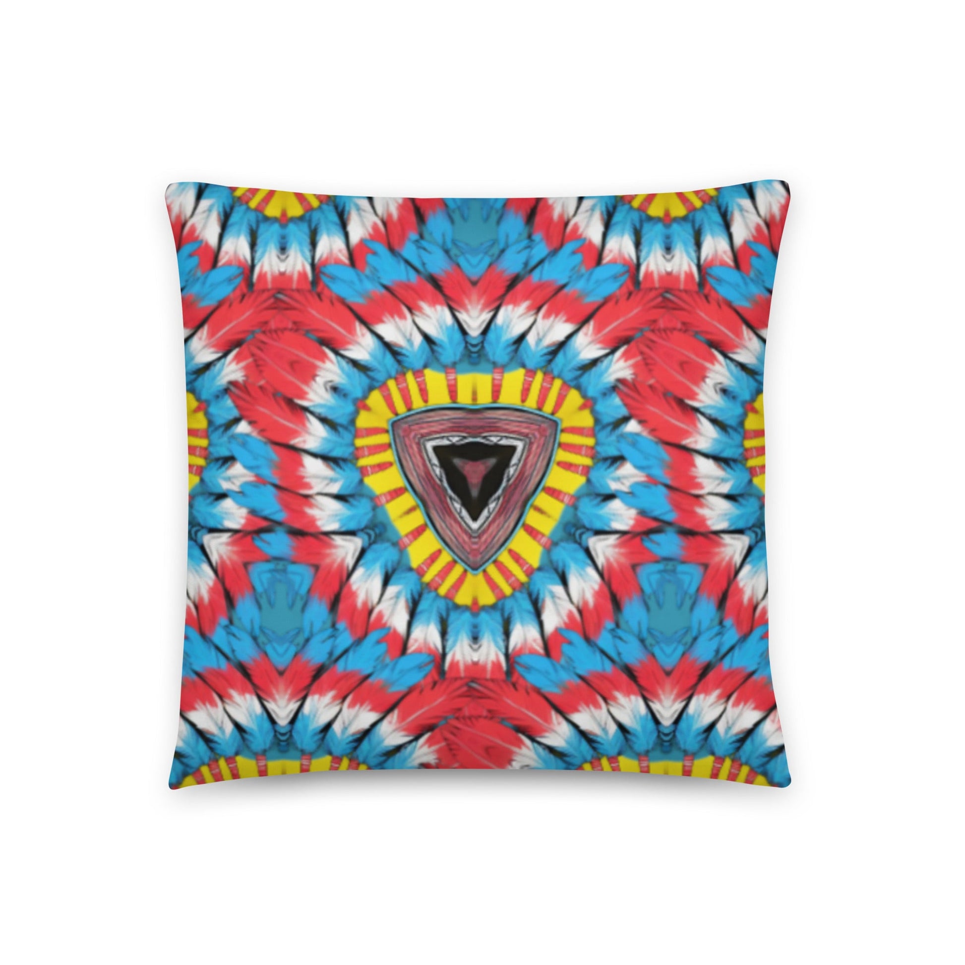 Curated Feather Design Pillow | Thoughtful and Boho Interiors - Dhalfashionistt