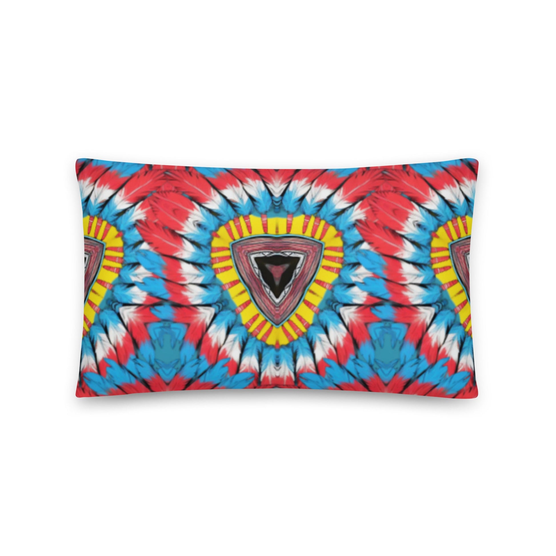 Curated Feather Design Pillow | Thoughtful and Boho Interiors - Dhalfashionistt
