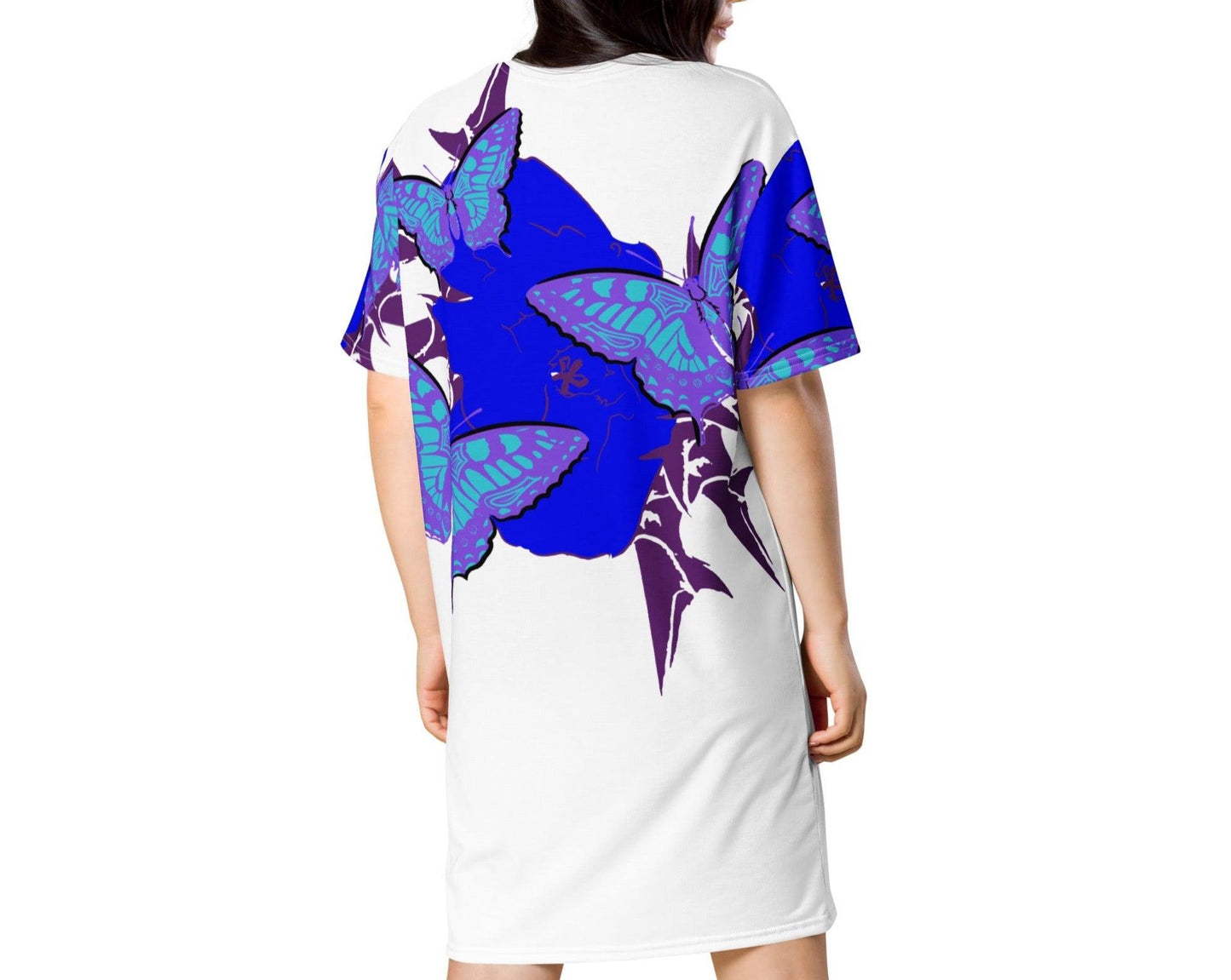 Dhalfashionistt Dreamy Butterfly Dress | Nature-Inspired & Gift for Her - Dhalfashionistt Art Butterflies Dress Butterfly Print Dress Casual Dress Comfortable Dress Dancing Butterflies Dress Dreamy Butterfly Dress Gift Botanical Dress Gift for Her Dress Nature Inspired Nature Lover's Gift Nature Lovers Nature Photography Nature-Inspired Clothing Nature-Inspired Dress Oversized Dress Smooth and Stretchy Fabric Dress Street Style Dress Free Text