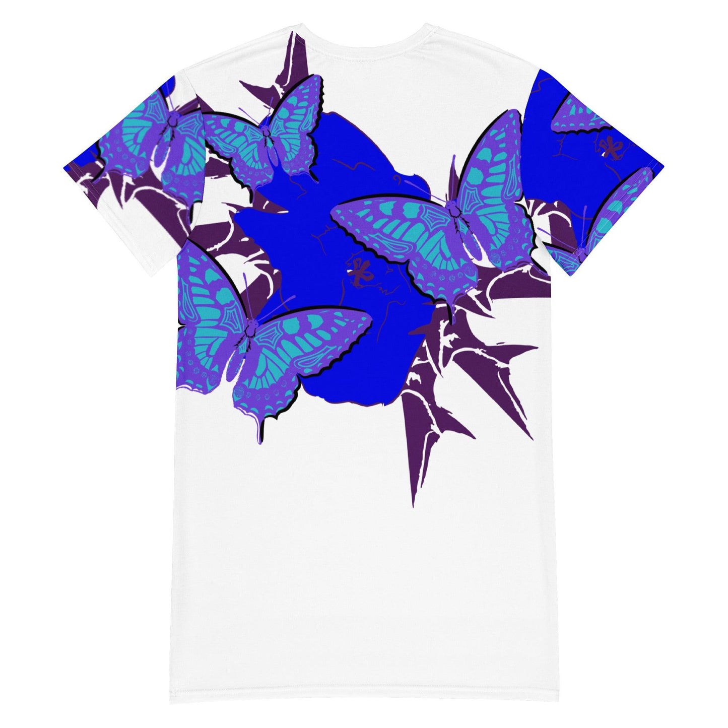 Dhalfashionistt Dreamy Butterfly Dress | Nature-Inspired & Gift for Her - Dhalfashionistt Art Butterflies Dress Butterfly Print Dress Casual Dress Comfortable Dress Dancing Butterflies Dress Dreamy Butterfly Dress Gift Botanical Dress Gift for Her Dress Nature Inspired Nature Lover's Gift Nature Lovers Nature Photography Nature-Inspired Clothing Nature-Inspired Dress Oversized Dress Smooth and Stretchy Fabric Dress Street Style Dress Free Text