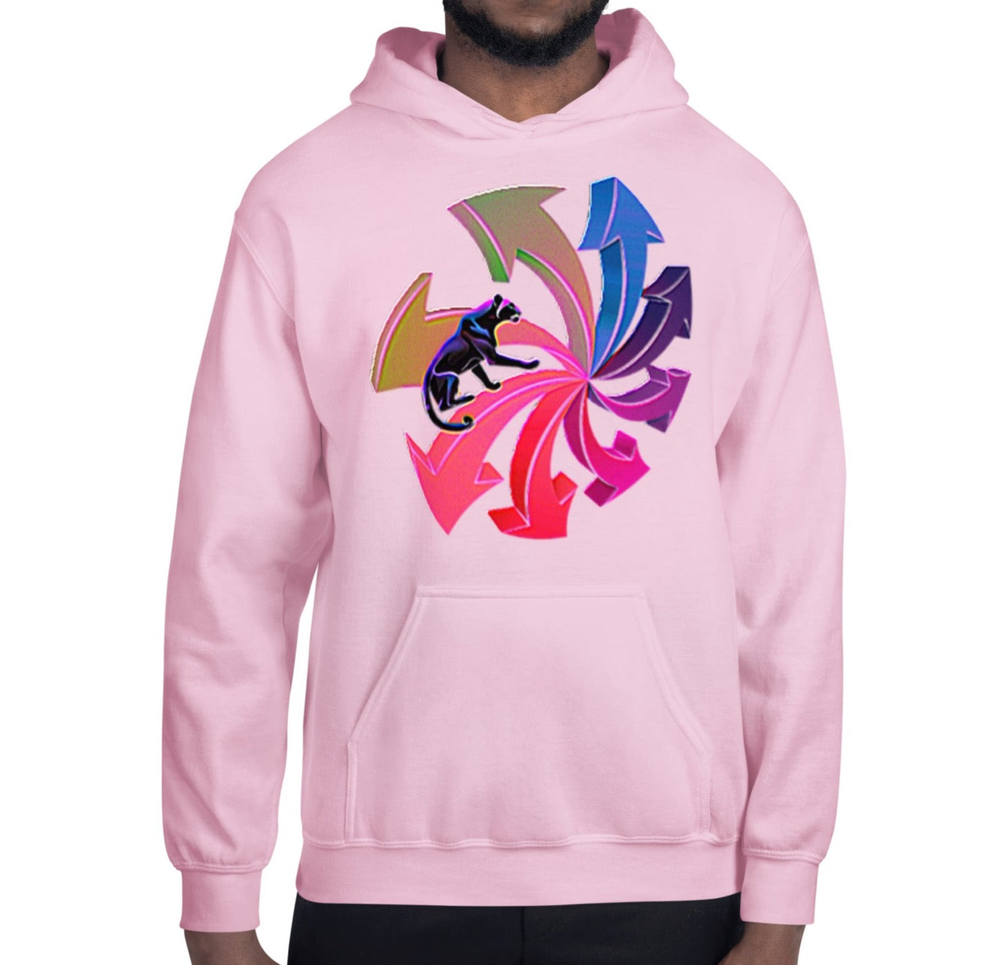Eye-Catching Puma Unisex Hoodie | Graphic Puma Arrows | Nature Inspired - Dhalfashionistt