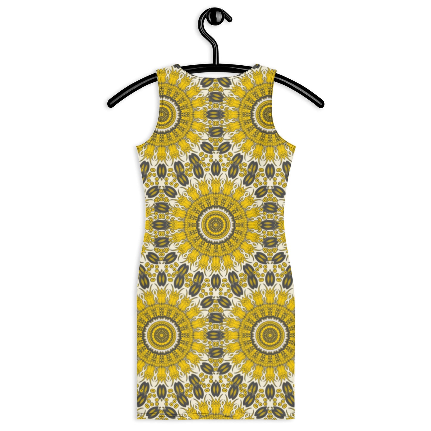 Fashion-sunflower pattern Bodycon Dress | Confident & Beautiful - Dhalfashionistt