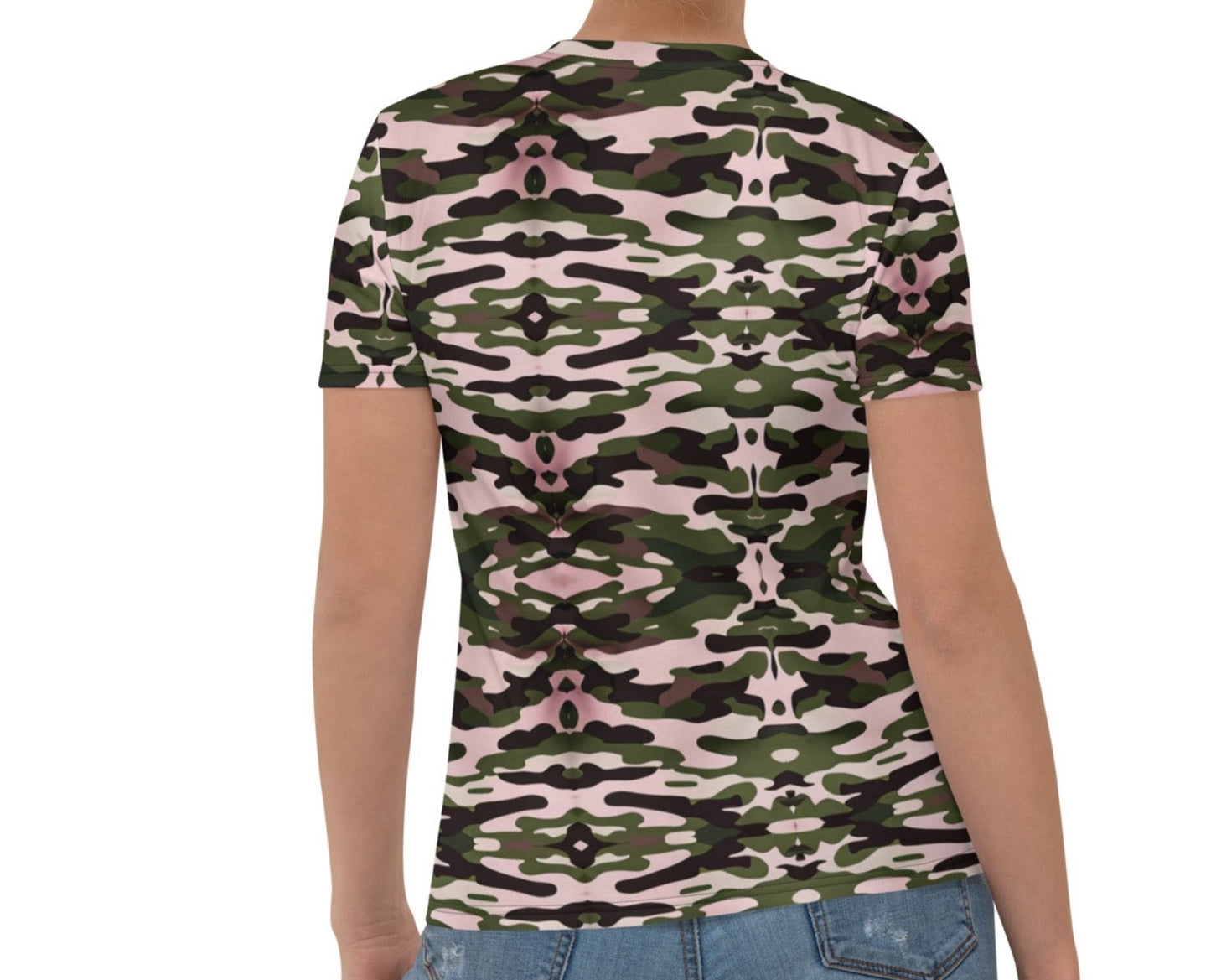 Fashionable Camo Oversized Shirt | Gift for Her | Smooth & Comfortable - Dhalfashionistt