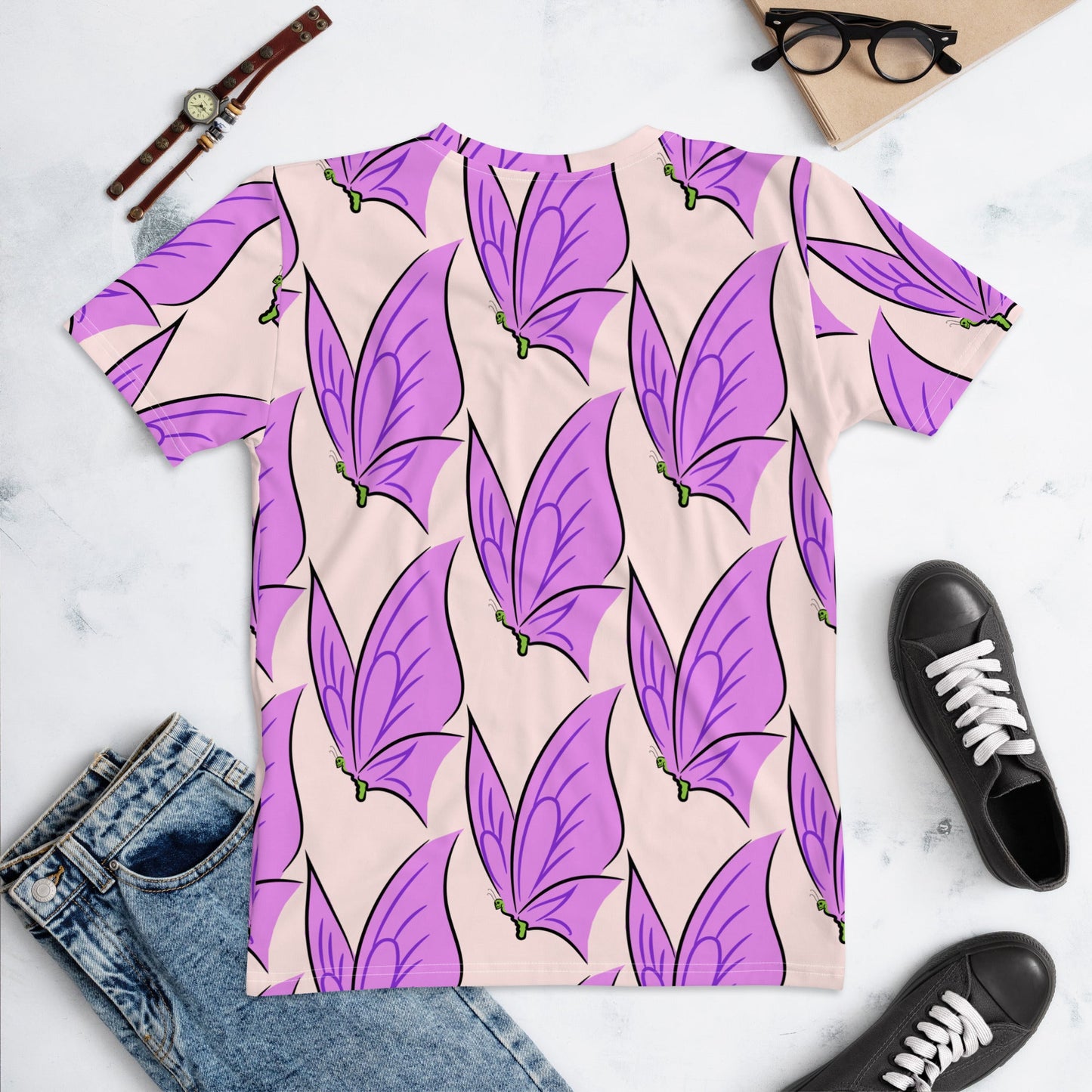 Dhalfashionistt Gift for Her | Nature-Inspired Graphic Tee | Butterfly Lovers Shirt - Dhalfashionistt Art Butterflies Art Lovers Gift Big Pink Butterflies Botanical Tee Shirt Butterfly Gift Butterfly Lovers Butterfly Nature Comfort Colors Comfort Colors Shirt Cotton Touch Polyester Cute Butterflies Tee Gift Butterfly Shirt Gift for Her Graphic Tee Graphic Tee Shirt Nature Inspired oversized shirt Premium Knit Jersey Women's Clothing Free Text