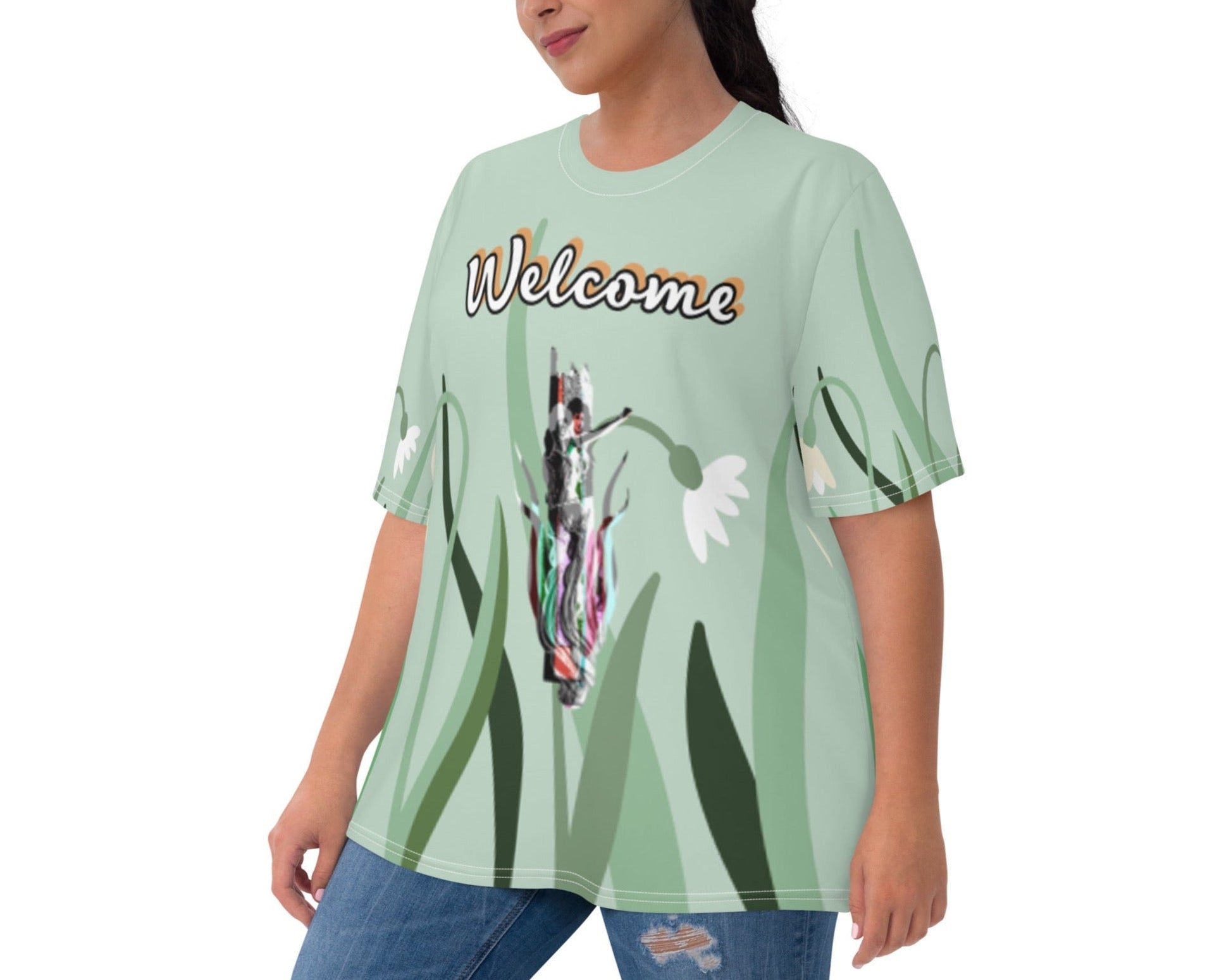 Dhalfashionistt Gift for Her | Oversize Botanical Shirt | Nature Inspired Graphic Tee - Dhalfashionistt Botanical Art Botanical Flower Botanical Garden Botanical Quote Comfort Colors Gift for Her Graphic Tee Magic Woman Nature Inspired Nature Lovers Plant Lovers Top Garden Women's Clothing Free Text