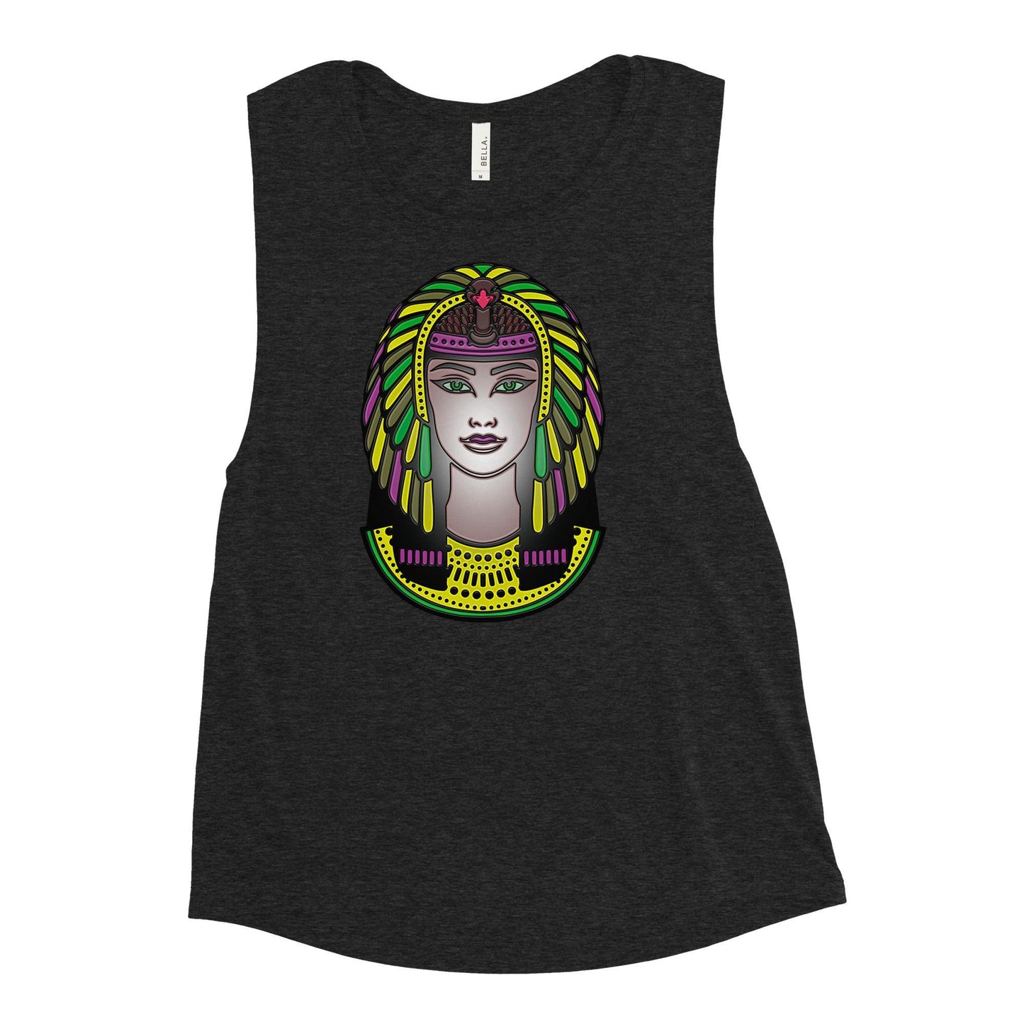 Indian Head Fire | Art Indigenous | Comfort Colors Muscle Tank Top - Dhalfashionistt - Dhalfashionistt