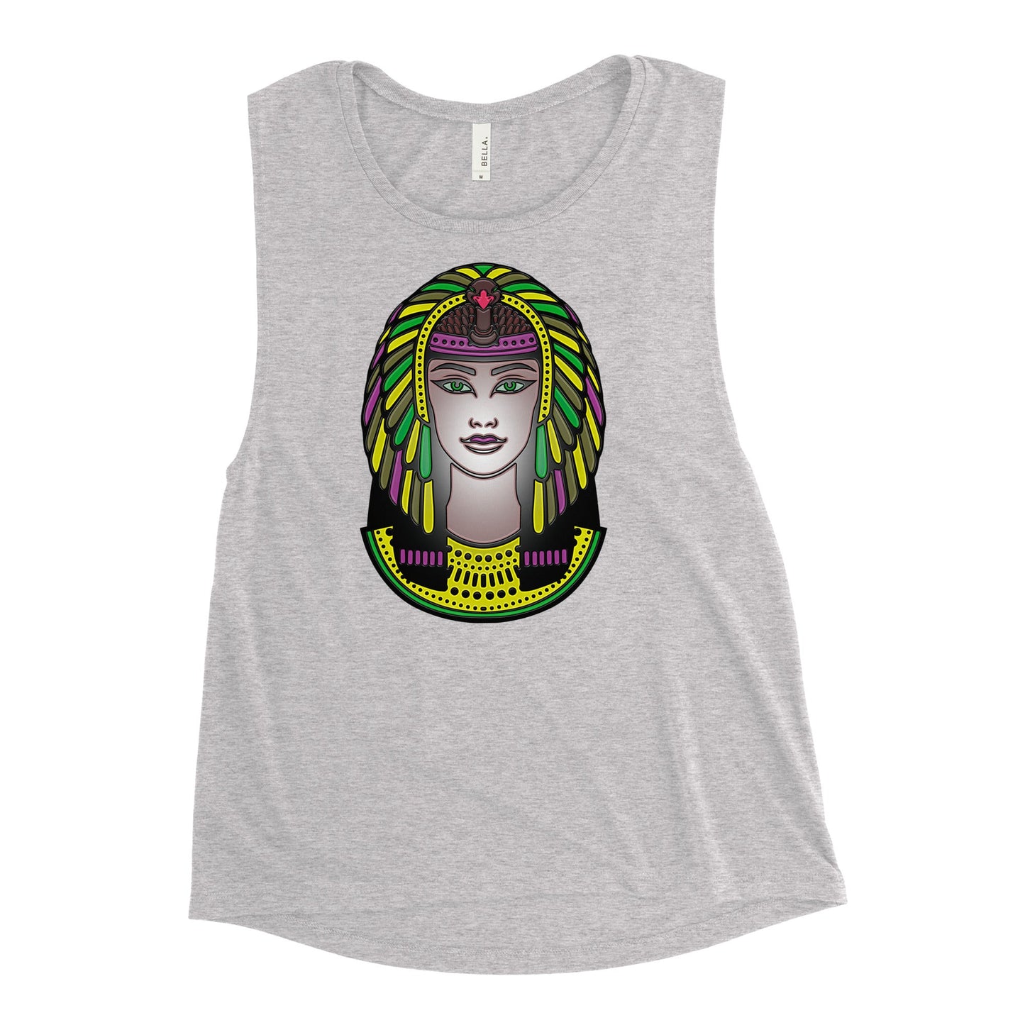 Indian Head Fire | Art Indigenous | Comfort Colors Muscle Tank Top - Dhalfashionistt - Dhalfashionistt
