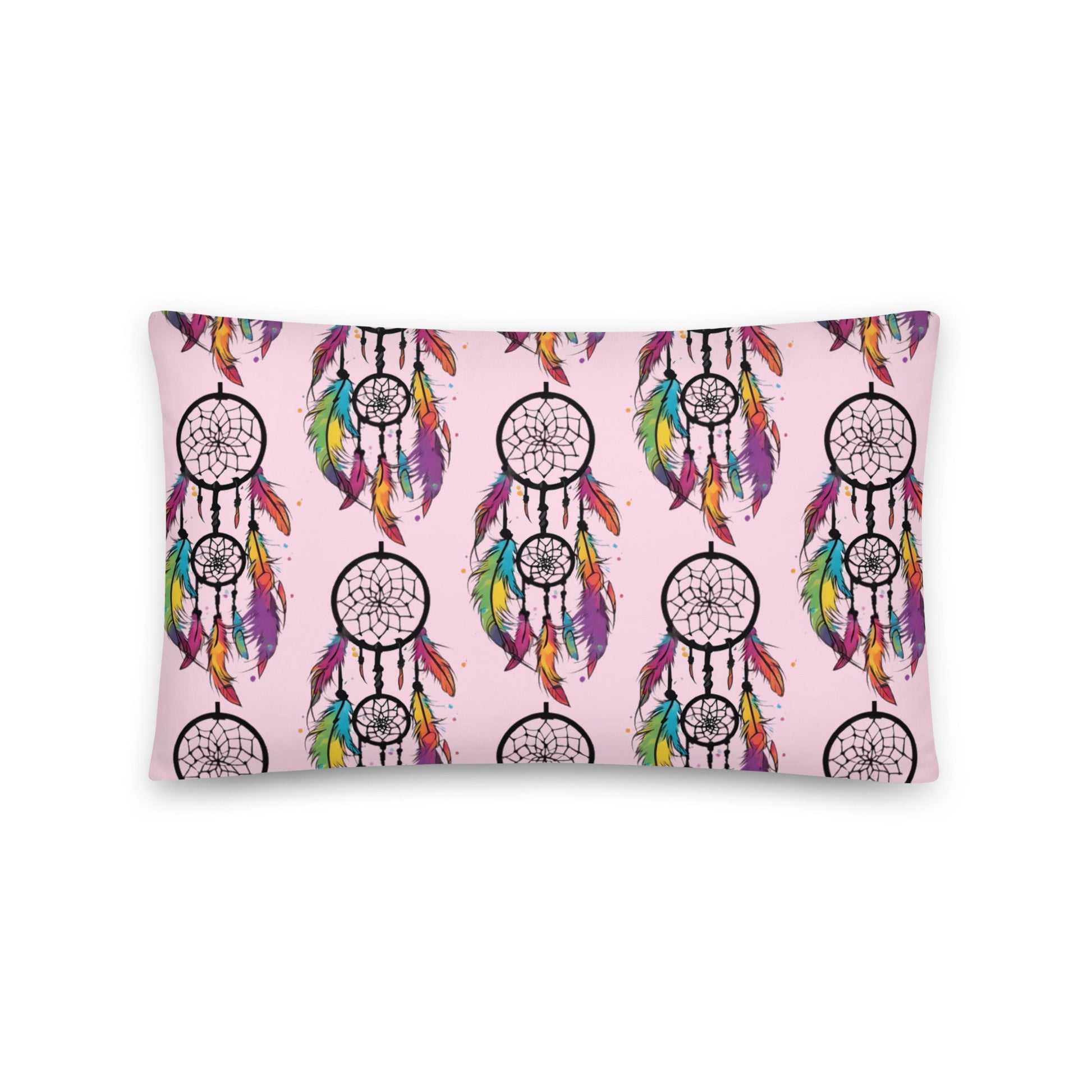 Mystical Wolf Dream Catcher Throw Pillow | Fashionable Homes - Dhalfashionistt