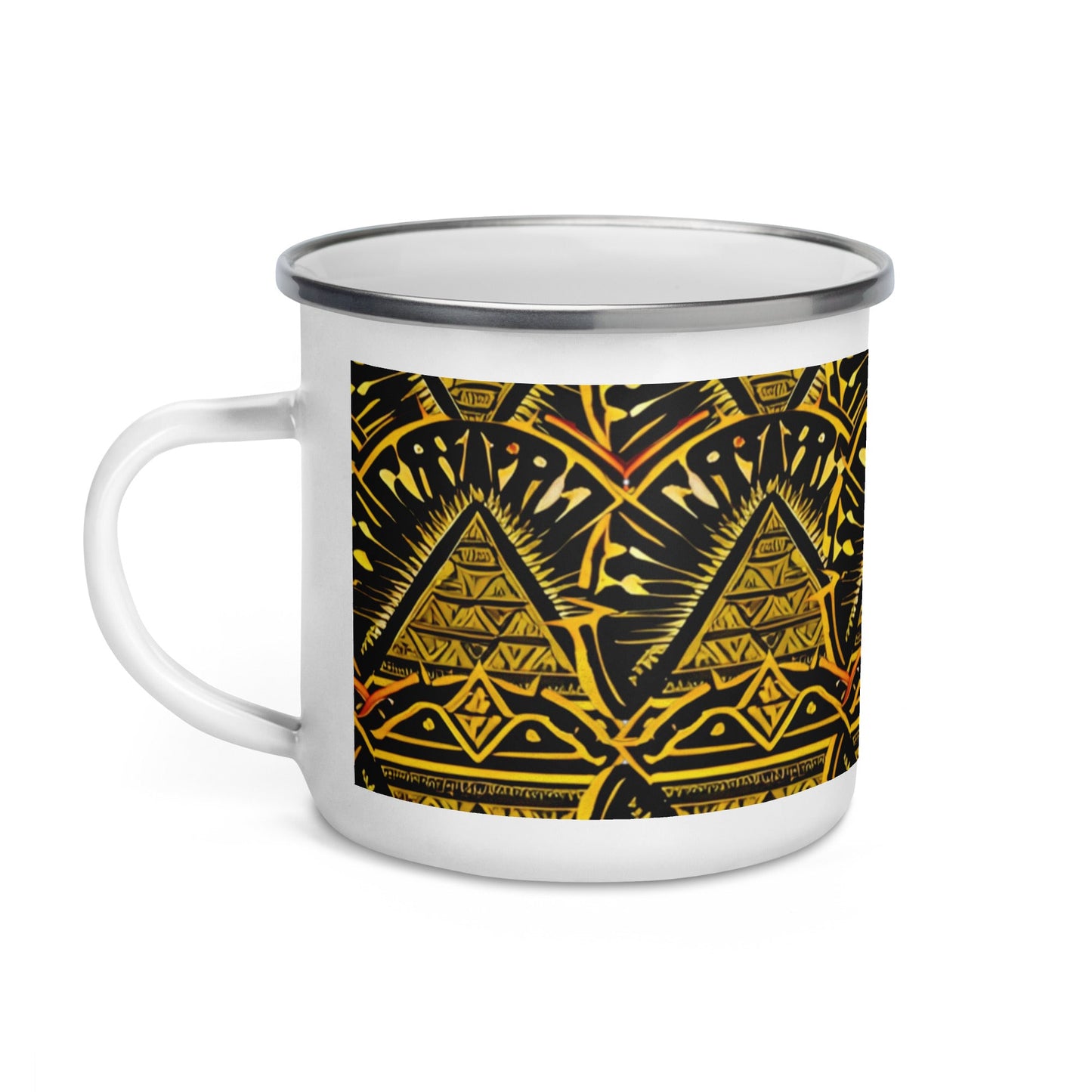 Novelty Aztec Sun Pyramid Camp Mug for Adventurous Drinkers - Dhalfashionistt