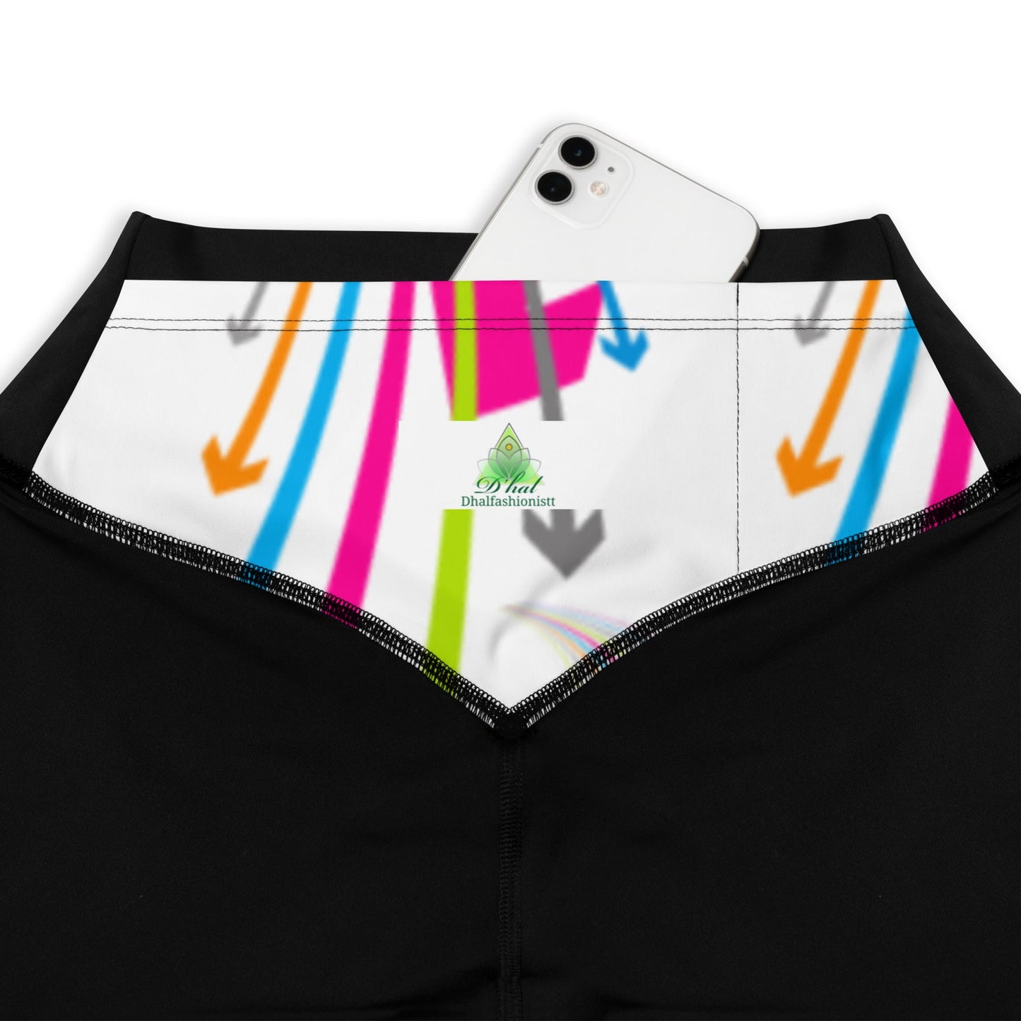 Oversized Arrow Sports Leggings | Affordable Activewear | Fashion Enthusiasts - Dhalfashionistt