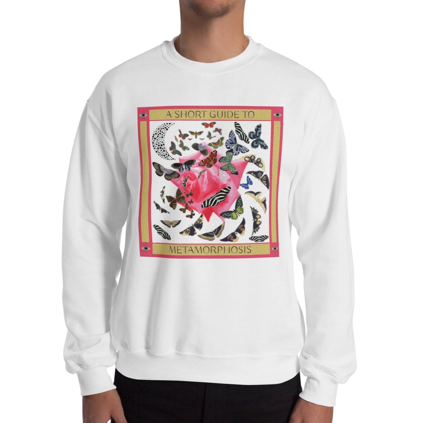 The Metamorphosis Guide : Dreamy Butterflies Unisex Sweatshirt | Oversized | Butterfly Lovers - Dhalfashionistt