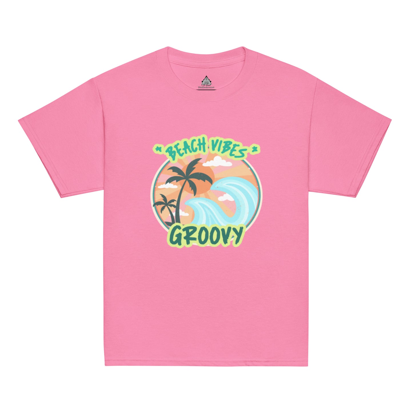 Beach Vibes Groovy Youth classic tee - Good Vibes at Dhalfashionistt