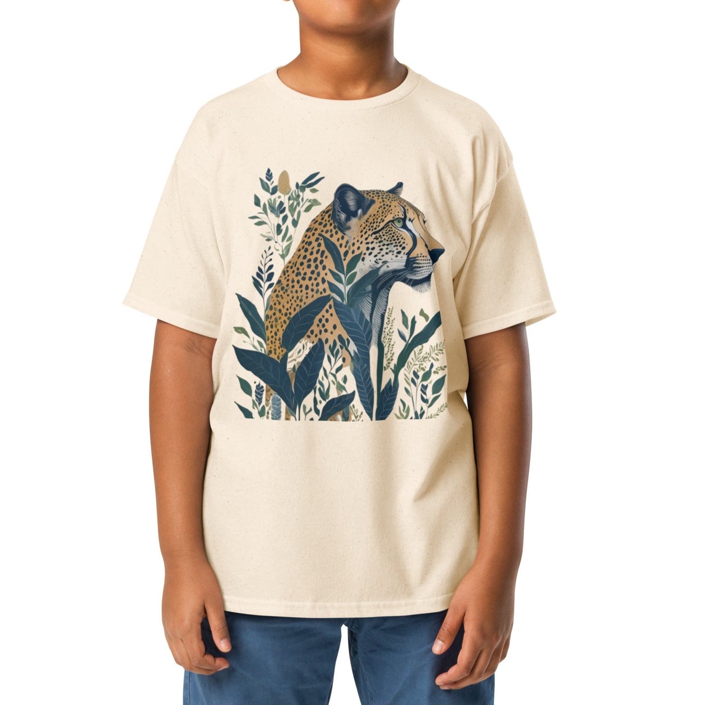 Tiger Design Youth Classic Tee - Nature Quote at Dhalfashionistt