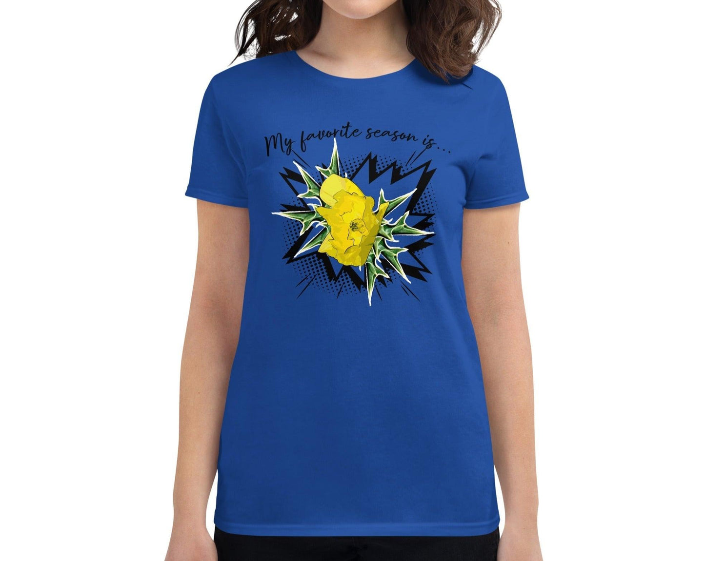 Dhalfashionistt Gift for Her | Comfort Colors Shirt | Nature-Inspired Graphic Tee - Dhalfashionistt Art Lovers Art Lovers Gift Botanical Shirt Comfort Colors Shirt Comic Art Floral Fresh Flower Gift Gift Botanical Gift for Her Graphic Tee Nature Inspired Open Season Stylish Apparel Women's Clothing Free Text