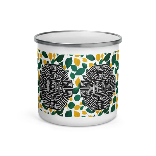 Artistic Ancient Peruvian Pattern Camp Mug: Unique Gift Idea - Dhalfashionistt