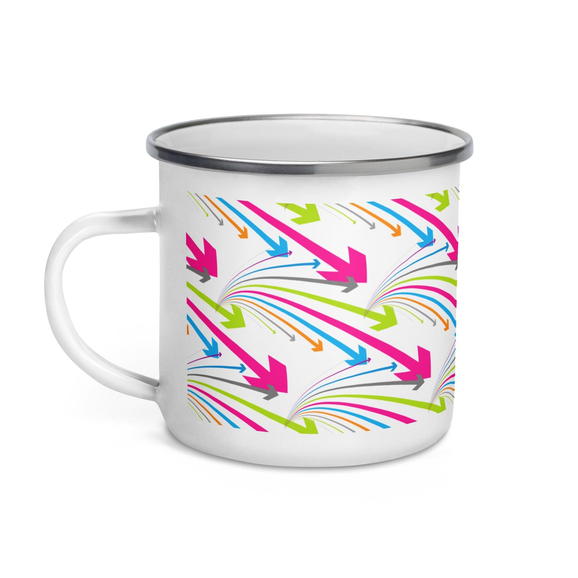 Artistic Print Arrows Camp Mug | Home & Office Accessory | Unique Camper Mug - Dhalfashionistt