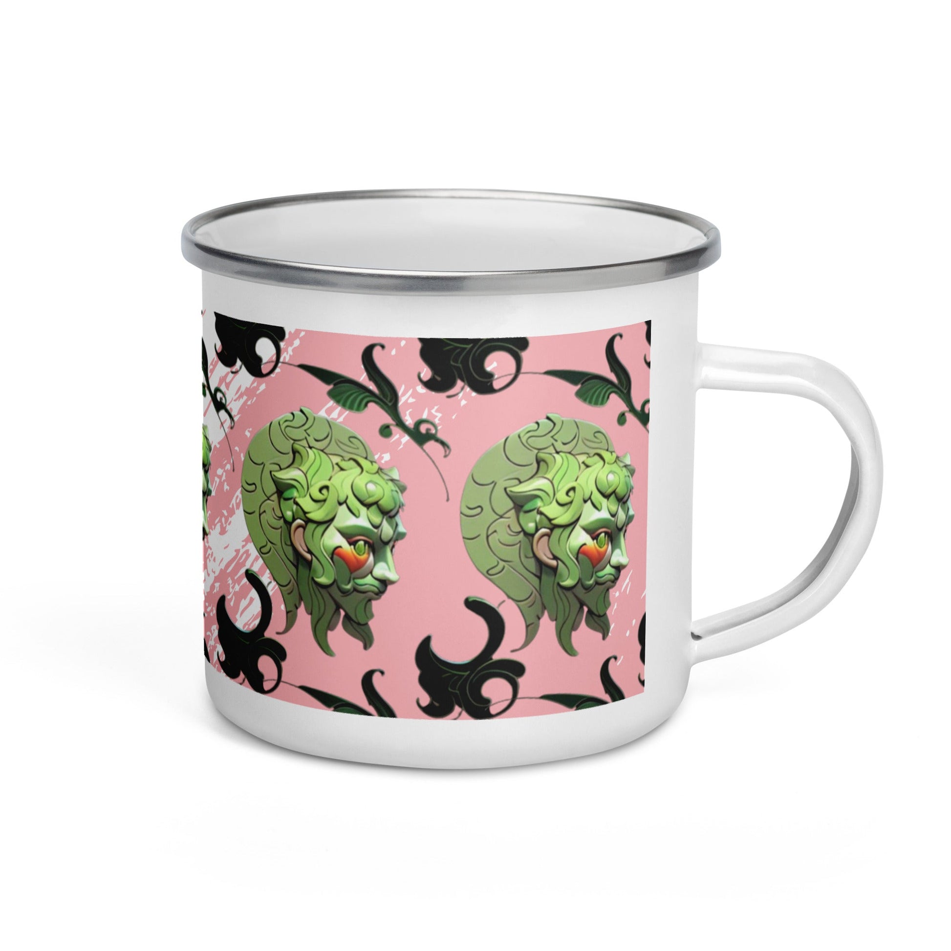 Dhalfashionistt Artstation Ornate Decorative Enamel | Mug unique Camper Mug | Home & Office Accessories Artstation Ornate Decorative Bag attachment mug Beverage mug Camper mug Camping mug Camping trip essentials Durable mug Durable Outdoor Mug Enamel mug Hiking essentials Hiking mug Home accessories Hot meal mug Lightweight mug Multifunctional mug Office accessories Online store Ornate Decorative  Men Shopify USA. unique gift Unique mug Unique Novelty Gift Free Text