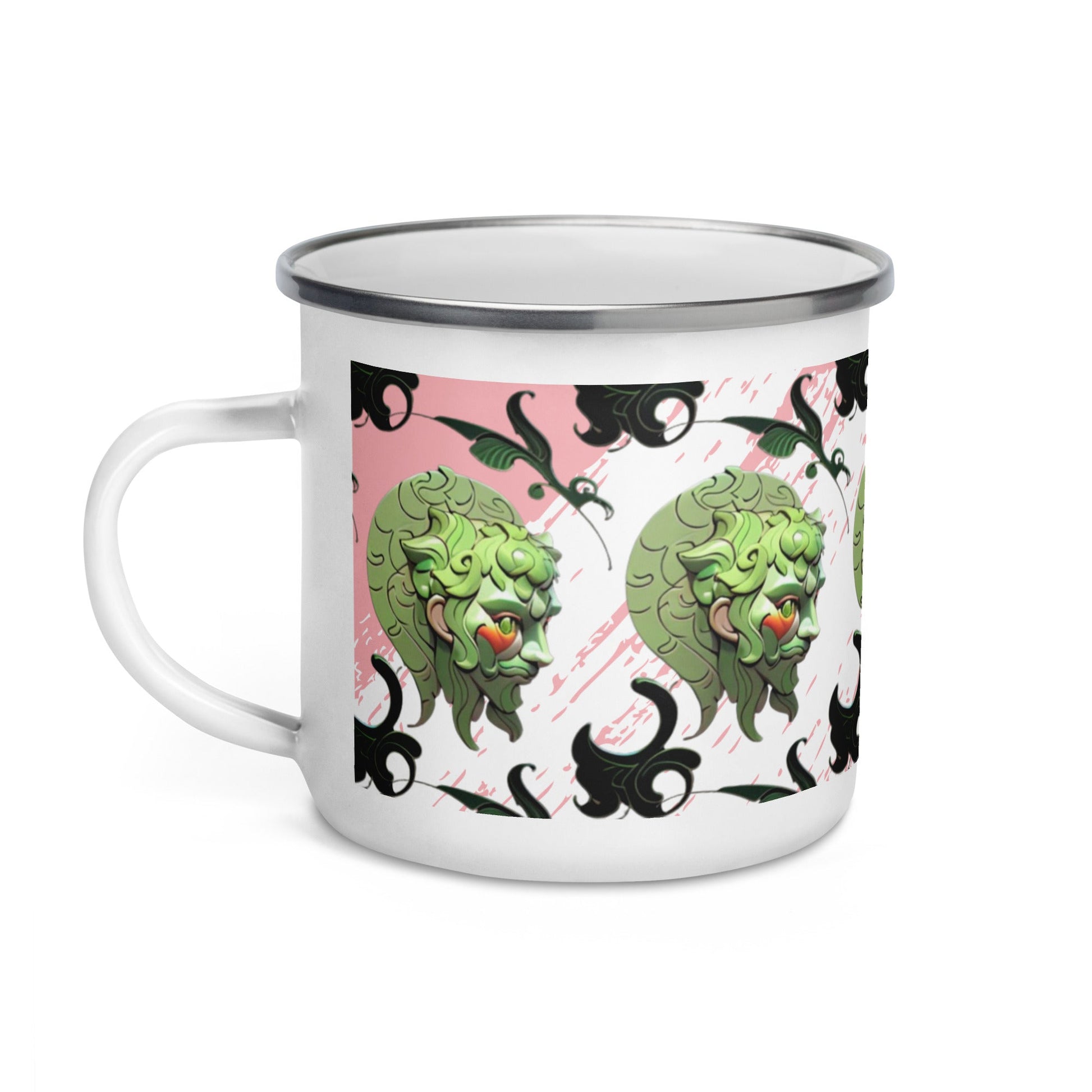 Dhalfashionistt Artstation Ornate Decorative Enamel | Mug unique Camper Mug | Home & Office Accessories Artstation Ornate Decorative Bag attachment mug Beverage mug Camper mug Camping mug Camping trip essentials Durable mug Durable Outdoor Mug Enamel mug Hiking essentials Hiking mug Home accessories Hot meal mug Lightweight mug Multifunctional mug Office accessories Online store Ornate Decorative  Men Shopify USA. unique gift Unique mug Unique Novelty Gift Free Text