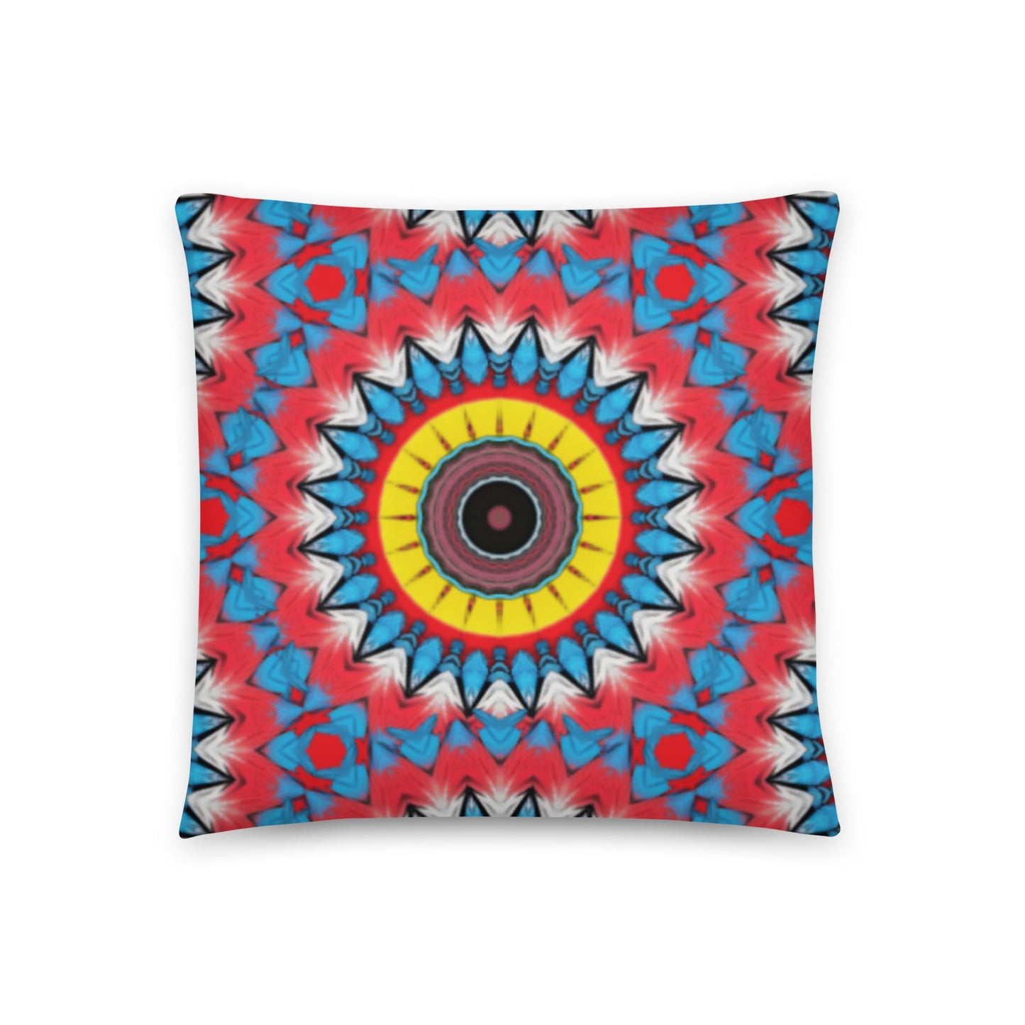 Bohemian Feather Print Throw Pillow | Stylish Living Spaces - Dhalfashionistt