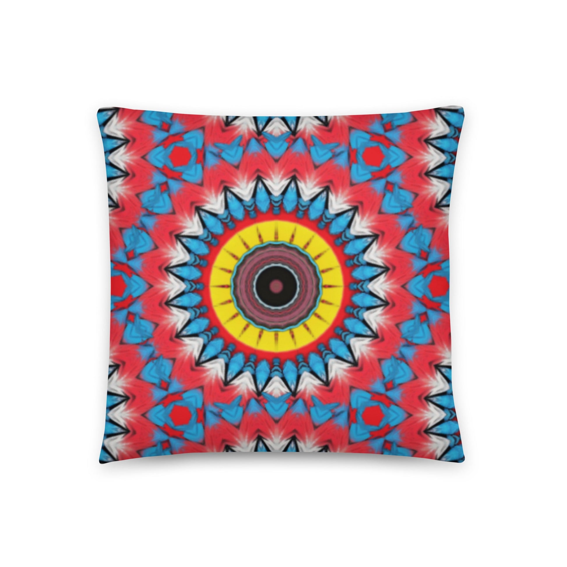 Bohemian Feather Print Throw Pillow | Stylish Living Spaces - Dhalfashionistt