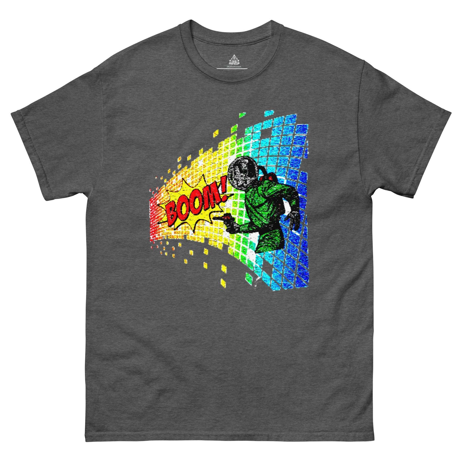 Dhalfashionistt Boom Gun Shirt | Comfort Colors Graphic Tee | 2nd Amendment Gift for Him 2nd amendment art lovers art shirt boom gun comforts colors comic art comic design Fashion Gifts fashion lovers gift for him gift for husband graphic tee gun lovers oversized shirt pop art shirt unique design Unique Prints Free Text