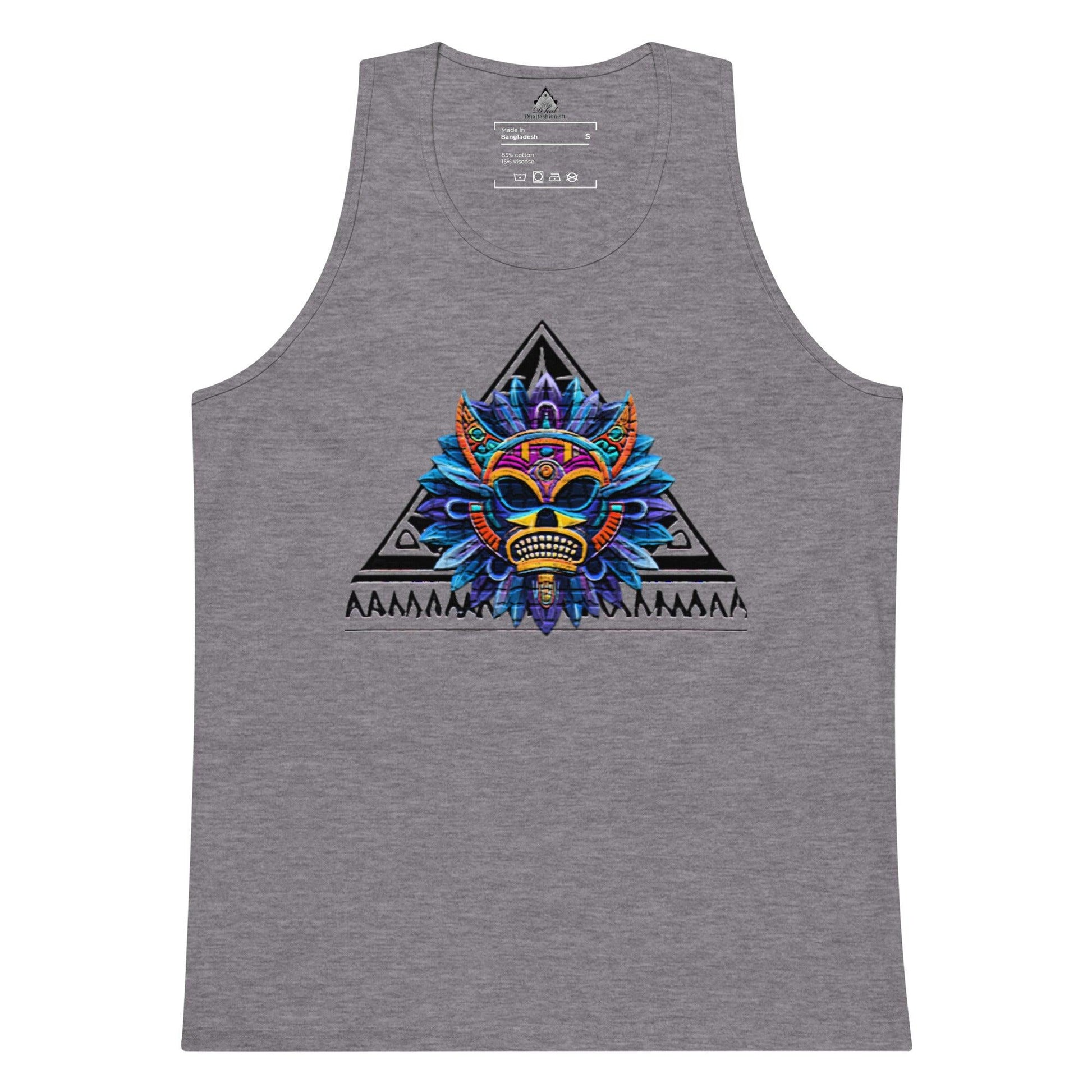 Dhalfashionistt Comfort Colors | Aztec Culture Art | Men's Oversized Tank Top Ancient Culture anthropology gift Archeology Apparel art archaeology Art Lovers Gift Tank art quotes Tan top Art Quotes Tank Top Aztec Art Mexican Aztec Culture Aztec Mythology Aztec Symbols Comfort Colors Gift for Him Mayan Aztec Men's Clothing oversized tank top Free Text