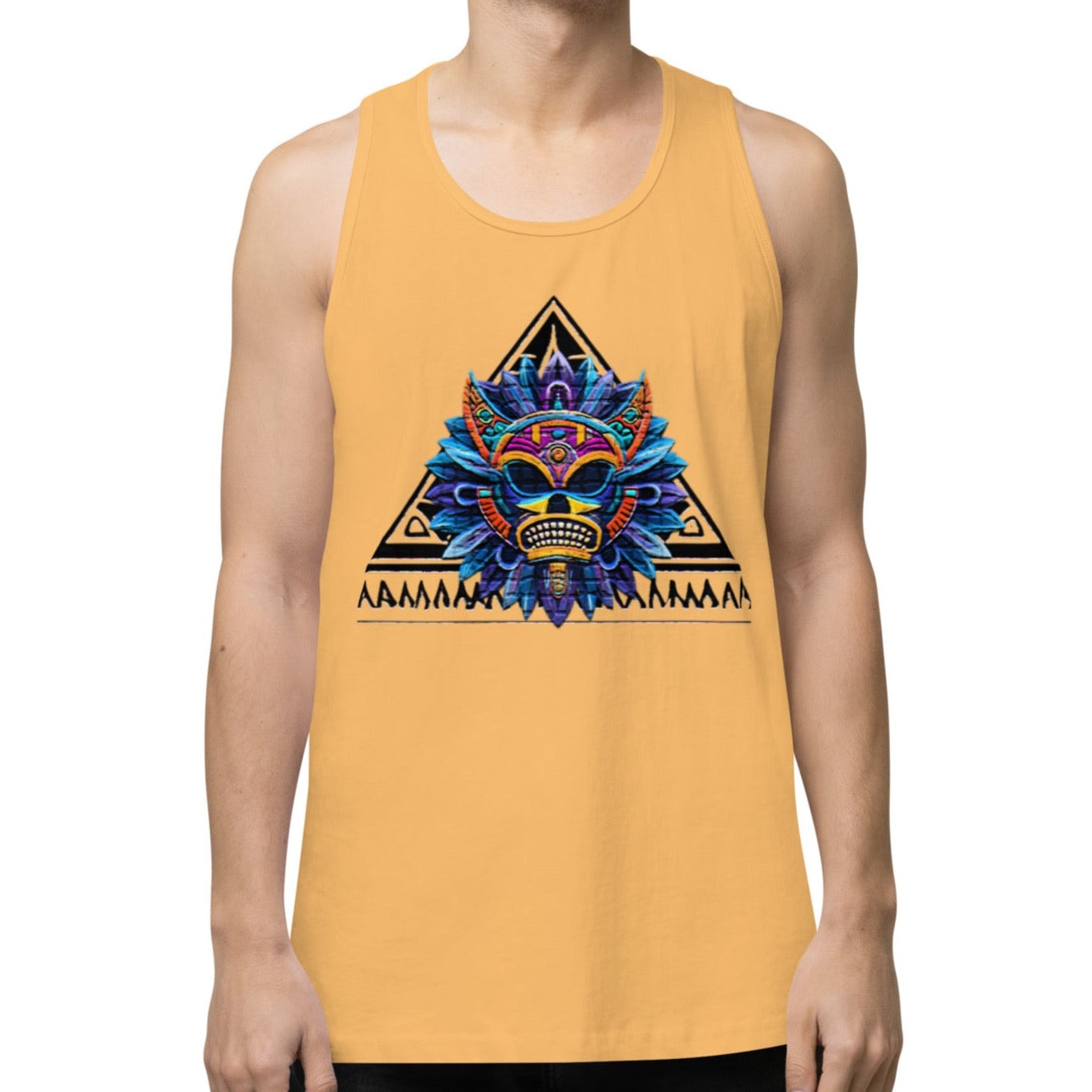 Dhalfashionistt Comfort Colors | Aztec Culture Art | Men's Oversized Tank Top Ancient Culture anthropology gift Archeology Apparel art archaeology Art Lovers Gift Tank art quotes Tan top Art Quotes Tank Top Aztec Art Mexican Aztec Culture Aztec Mythology Aztec Symbols Comfort Colors Gift for Him Mayan Aztec Men's Clothing oversized tank top Free Text