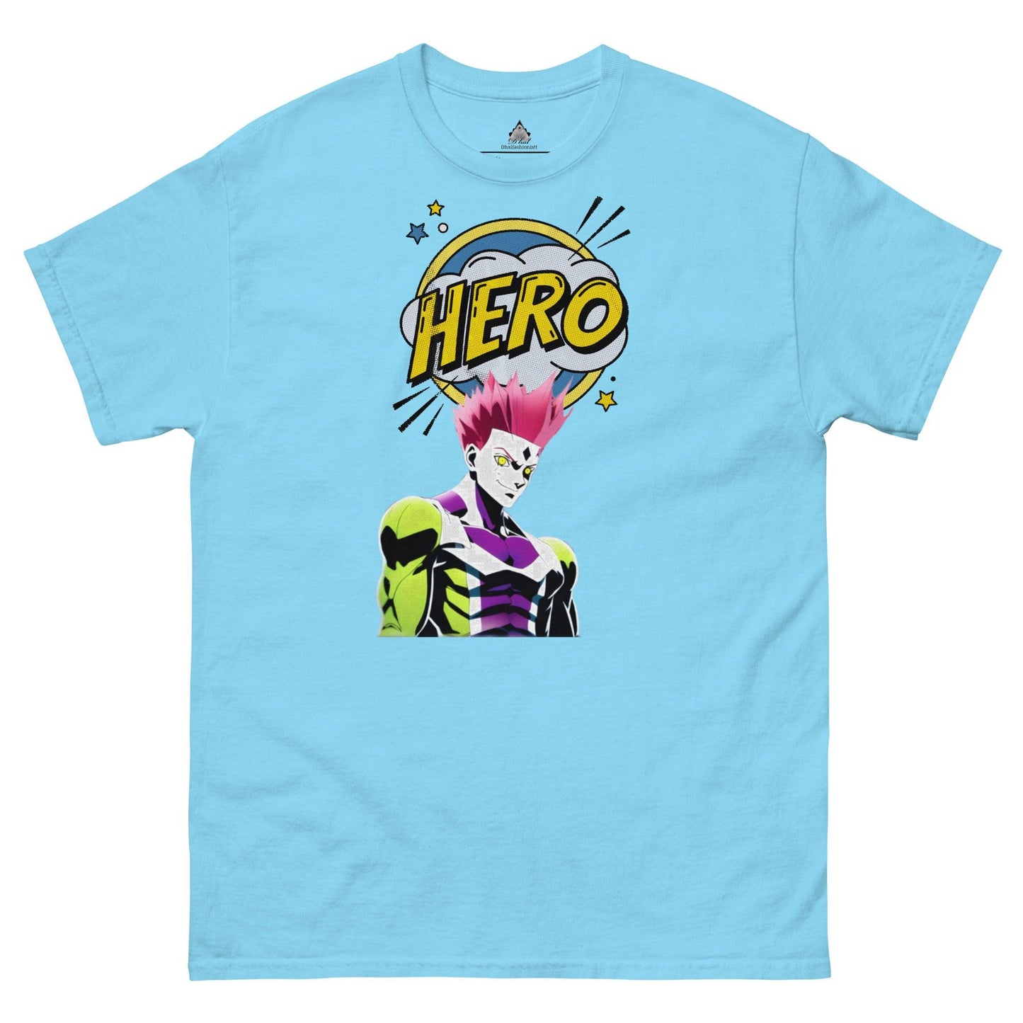 Dhalfashionistt Comic Art Guardian Heroes Tee| Gift for Him Superhero Shirt Action Hero Art Comic Lovers Art Lovers Comic Art Comic Characters Comic Design Comic Quotes Gift for Him Great Hero Guardian Heroes Hero Academy Hero Quotes Men's Classic Tee My Hero Academia oversized shirt Streetwear Fashion Superhero Free Text