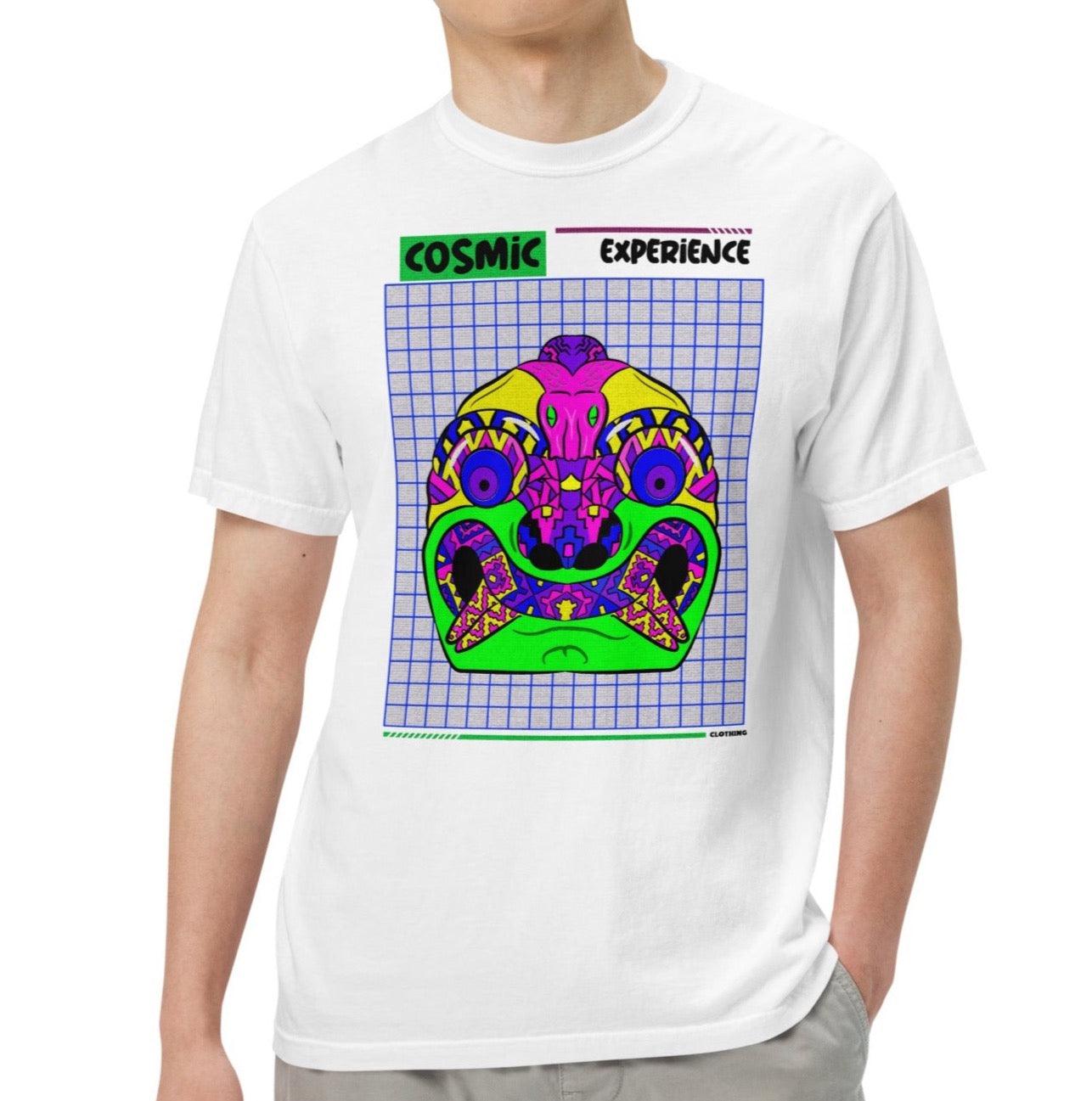 Dhalfashionistt Cosmic Experience Graphic Tee | Comfort Colors Shirt  |  Peruvian Art Lovers Ancient Peruvian Art Archeology Apparel Art Lovers Apparel Art Lovers Gift Art Lovers Shirt Art Quotes Art Quotes Shirt Art-inspired Clothing Comfort Colors Shirt Cosmic Experience Cultures Shirt Cultures tee Gift for Him Graphic Tee History Gift Men's Clothing Neon Mask Shirt Online Shopping USA oversized shirt Psychedelic Shirt Travel Shirt Free Text