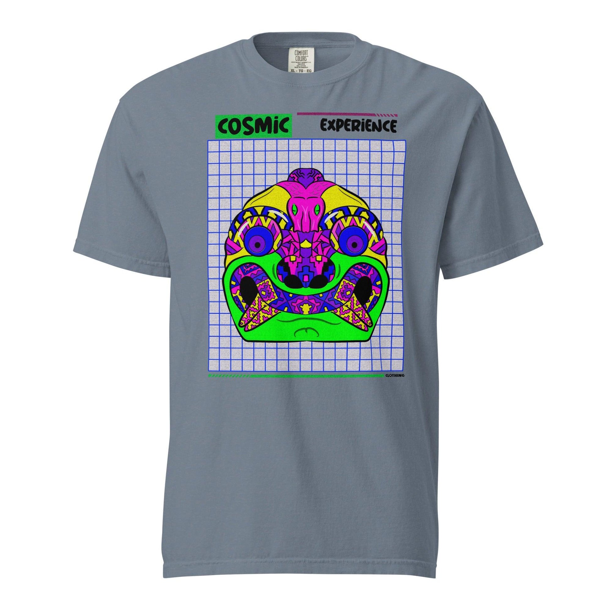 Dhalfashionistt Cosmic Experience Graphic Tee | Comfort Colors Shirt  |  Peruvian Art Lovers Ancient Peruvian Art Archeology Apparel Art Lovers Apparel Art Lovers Gift Art Lovers Shirt Art Quotes Art Quotes Shirt Art-inspired Clothing Comfort Colors Shirt Cosmic Experience Cultures Shirt Cultures tee Gift for Him Graphic Tee History Gift Men's Clothing Neon Mask Shirt Online Shopping USA oversized shirt Psychedelic Shirt Travel Shirt Free Text