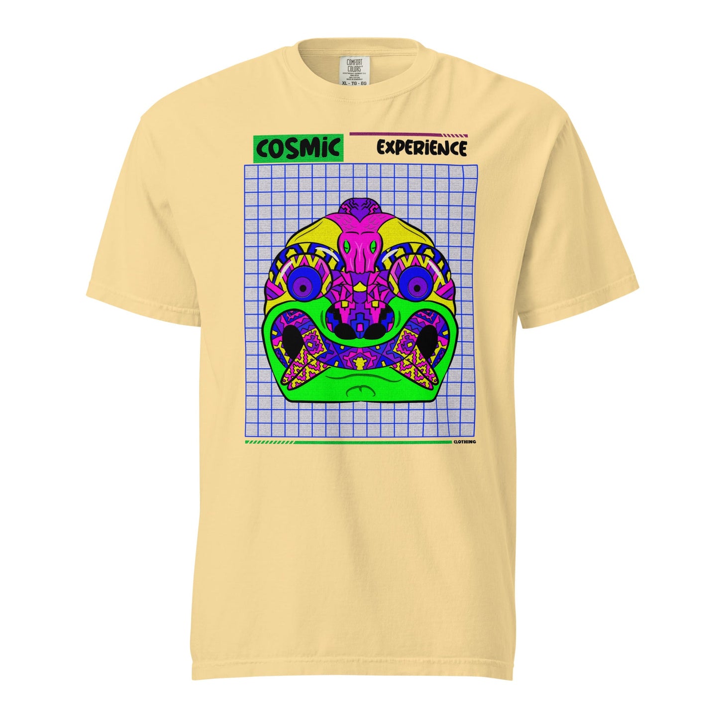 Dhalfashionistt Cosmic Experience Graphic Tee | Comfort Colors Shirt  |  Peruvian Art Lovers Ancient Peruvian Art Archeology Apparel Art Lovers Apparel Art Lovers Gift Art Lovers Shirt Art Quotes Art Quotes Shirt Art-inspired Clothing Comfort Colors Shirt Cosmic Experience Cultures Shirt Cultures tee Gift for Him Graphic Tee History Gift Men's Clothing Neon Mask Shirt Online Shopping USA oversized shirt Psychedelic Shirt Travel Shirt Free Text