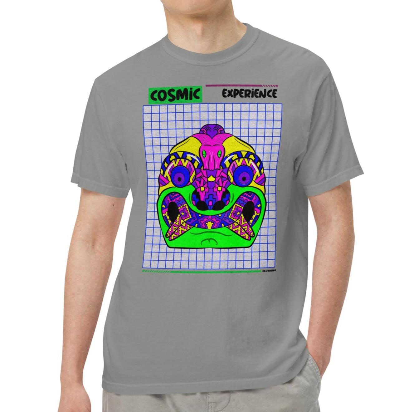 Dhalfashionistt Cosmic Experience Graphic Tee | Comfort Colors Shirt  |  Peruvian Art Lovers Ancient Peruvian Art Archeology Apparel Art Lovers Apparel Art Lovers Gift Art Lovers Shirt Art Quotes Art Quotes Shirt Art-inspired Clothing Comfort Colors Shirt Cosmic Experience Cultures Shirt Cultures tee Gift for Him Graphic Tee History Gift Men's Clothing Neon Mask Shirt Online Shopping USA oversized shirt Psychedelic Shirt Travel Shirt Free Text