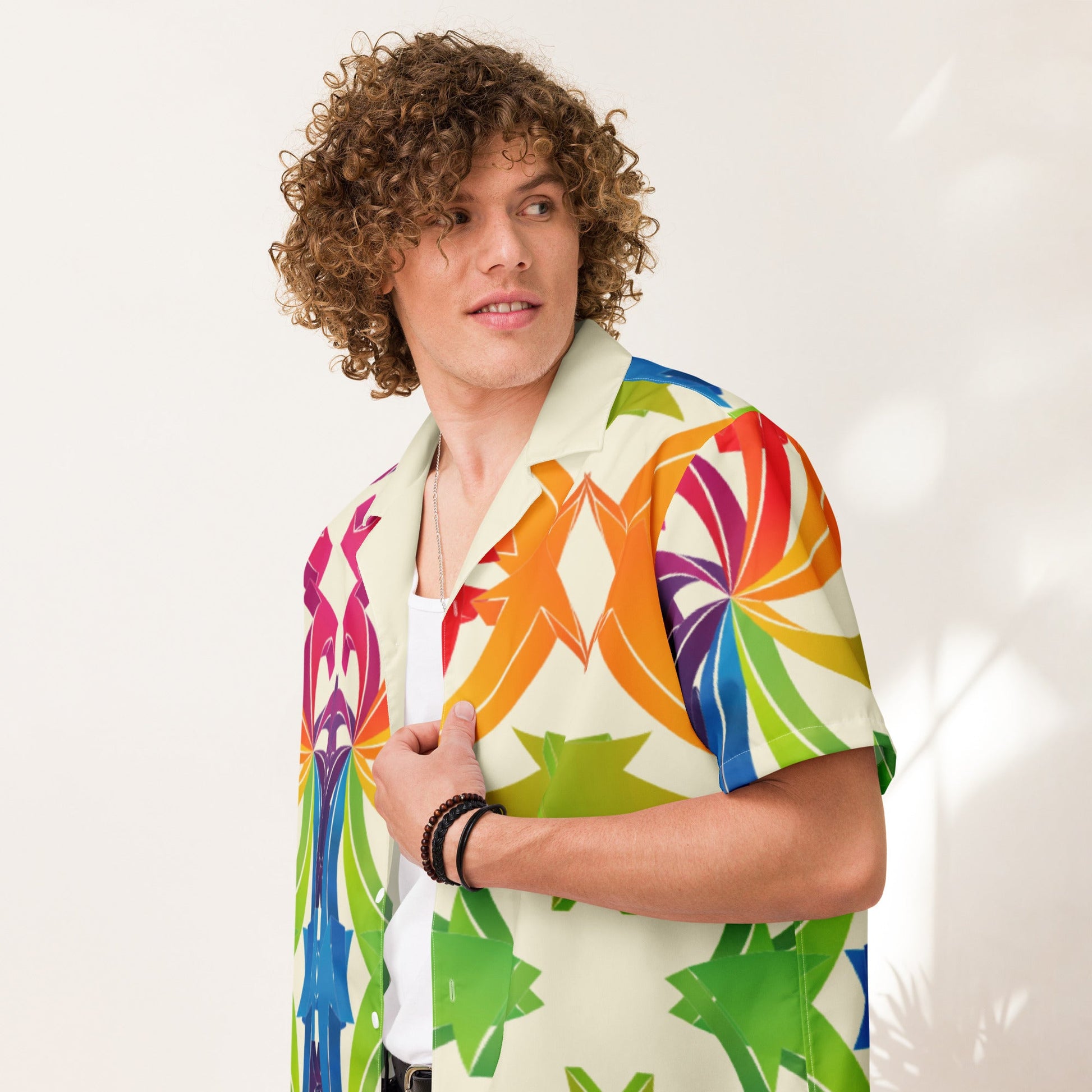 Creative Artwork Arrows Unisex Button Shirt | Graphic Print Shirt - Dhalfashionistt