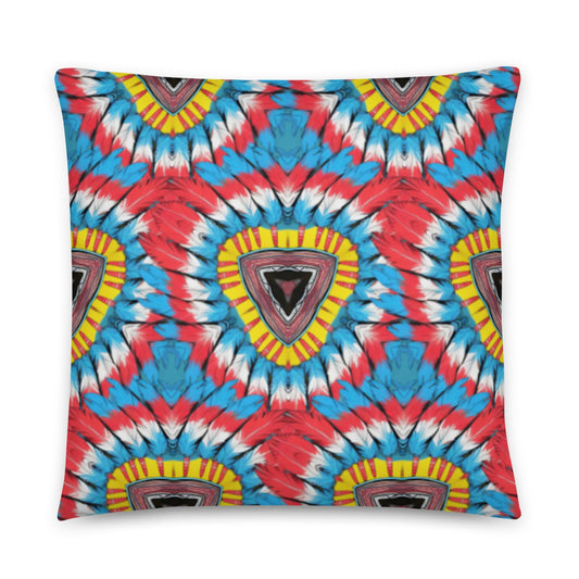 Curated Feather Design Pillow | Thoughtful and Boho Interiors - Dhalfashionistt