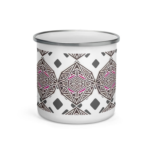 Elegant Ancient Peruvian Pattern Camp Mug for Home & Office Decor - Dhalfashionistt